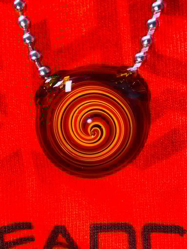 Preview pic of Heady Inside-out One-Way Spiral Pendant