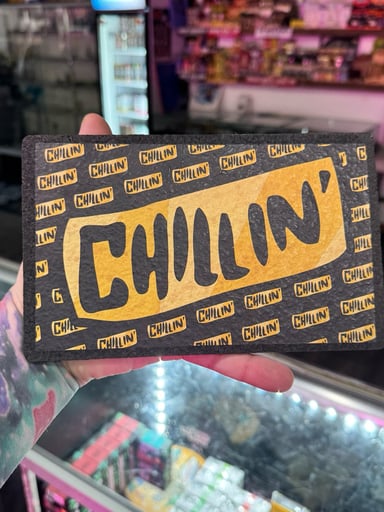Preview pic of Chillin (5”x8”) Moodmat x The Glass Mule