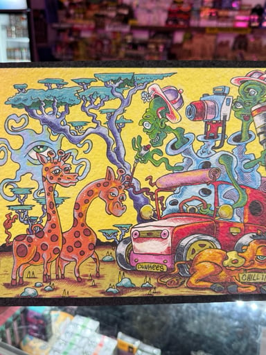 Preview pic of Dunkees Safari (11” x 8.25”) Moodmat x TheGlassMule