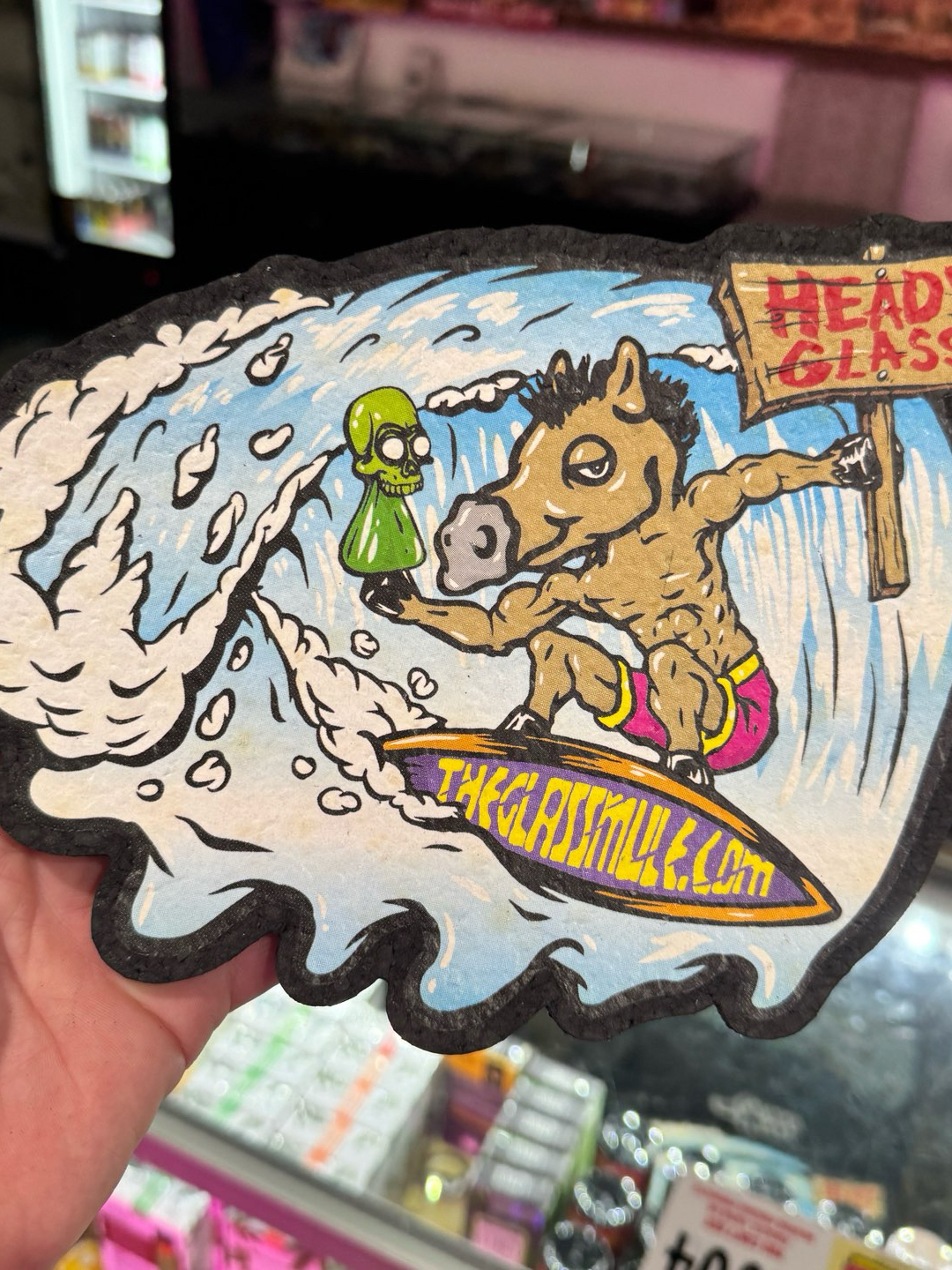 Preview pic of Surfing Mule Moodmat x TheGlassMule