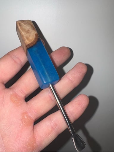Preview pic of Custom Birch Wood/Epoxy Dab Tool