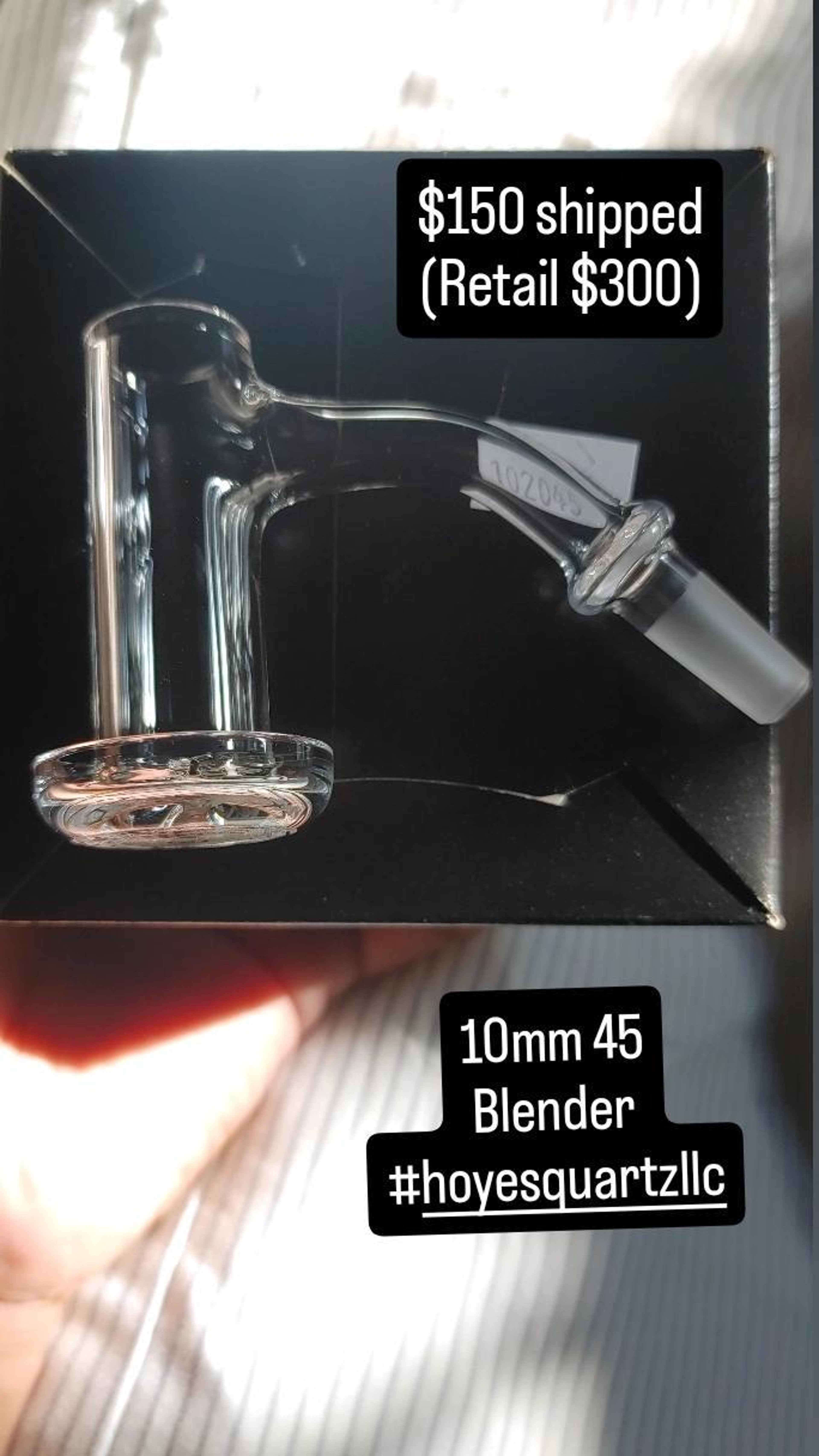 Preview pic of Blender Quartz Banger