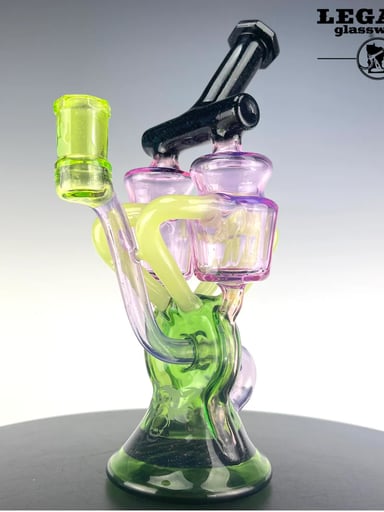 Preview pic of WOLFE GLASS DONUT DOUBLE CAN RECYCLER