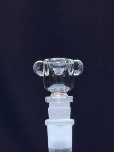 Preview pic of 14mm Single Hole Slide w/ 2 Clear Balls