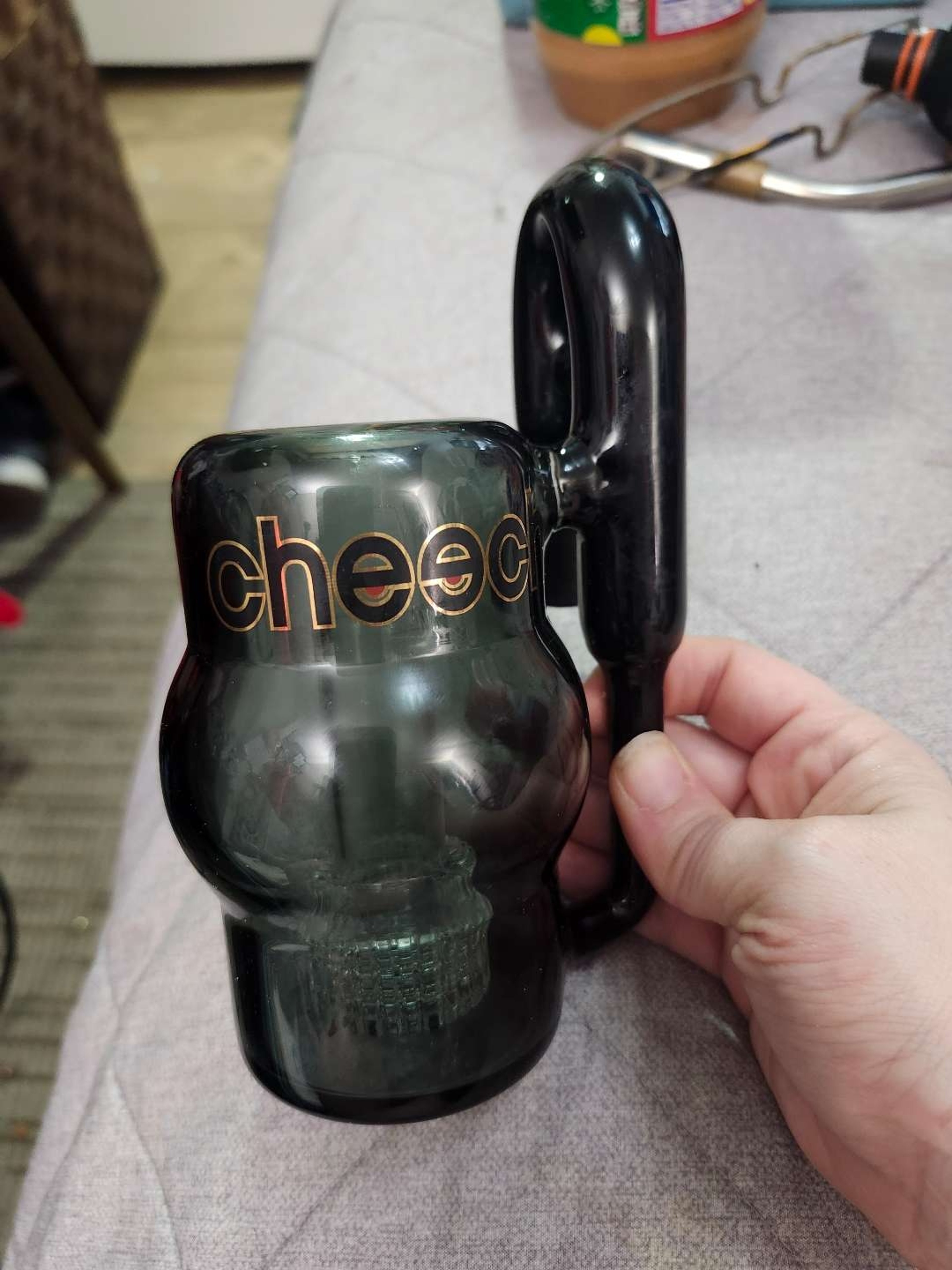 Preview pic of Cheech Glass 7" Mega Matrix Recycler Ash Catcher 18mm