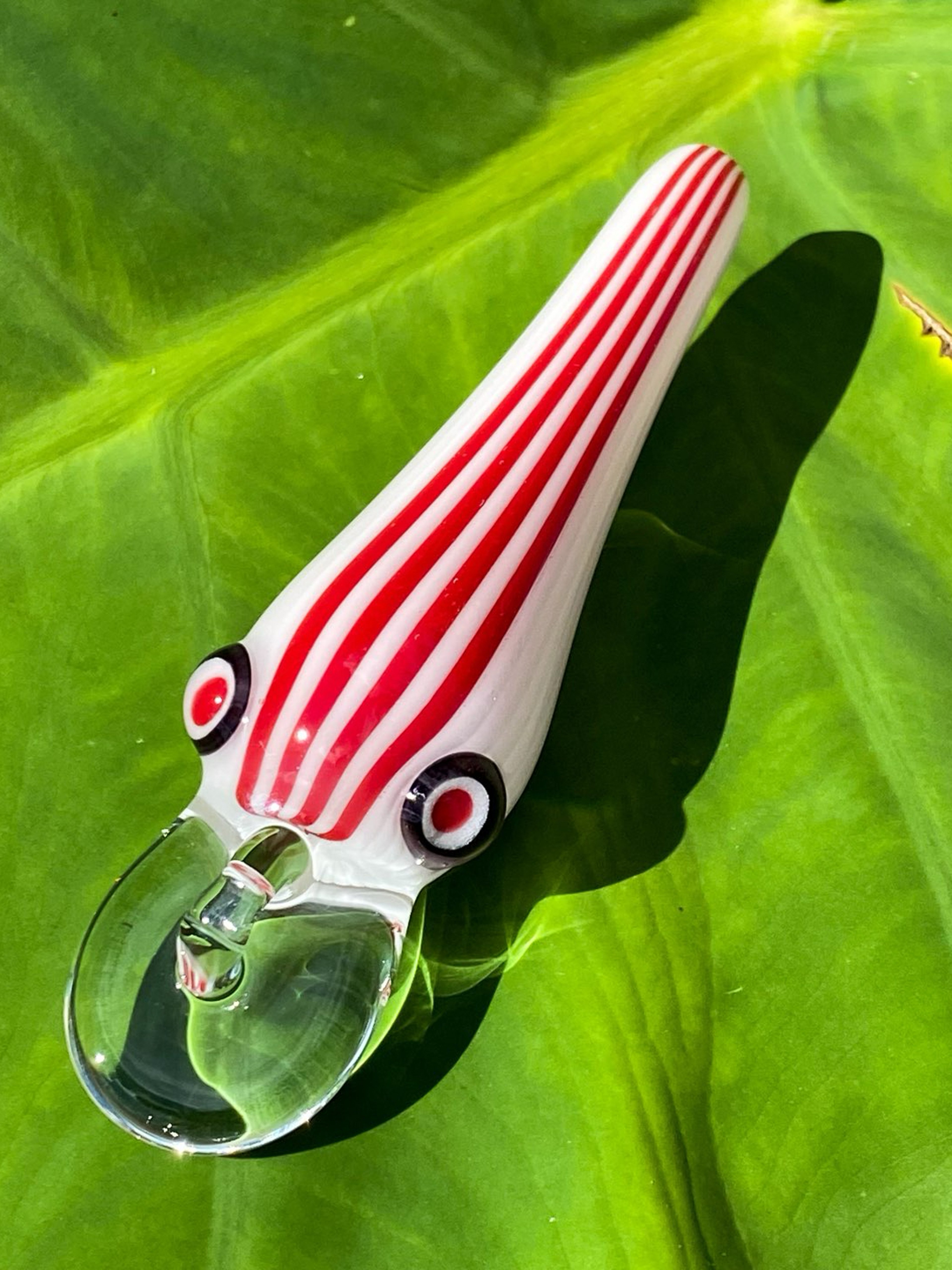 Preview pic of Marty White Glass Fishing lure Spoon