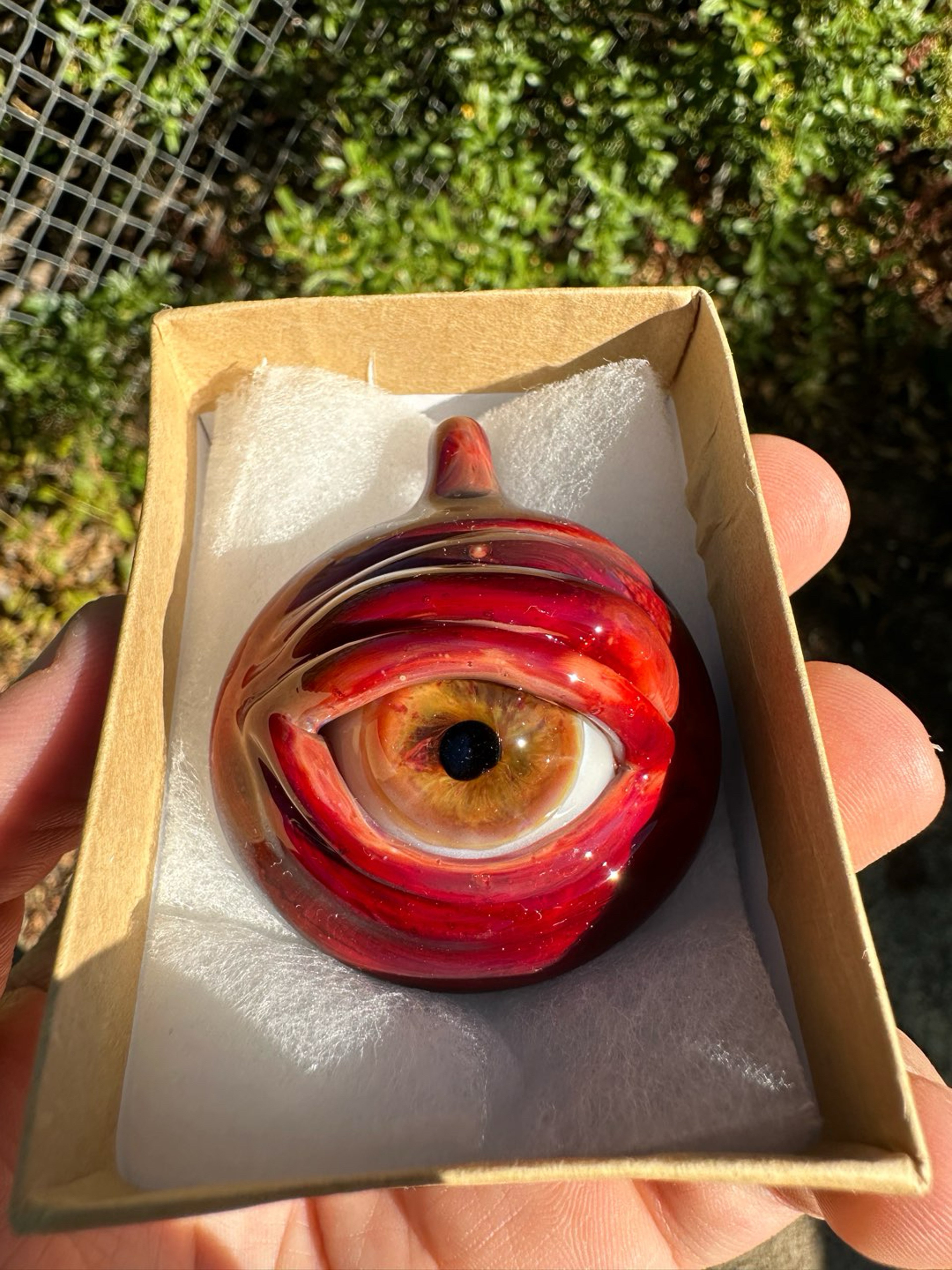 Preview pic of Eye pendant by Blueshift Glass