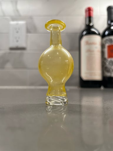 Preview pic of Dawnk glass Lemondrop Spinner Cap