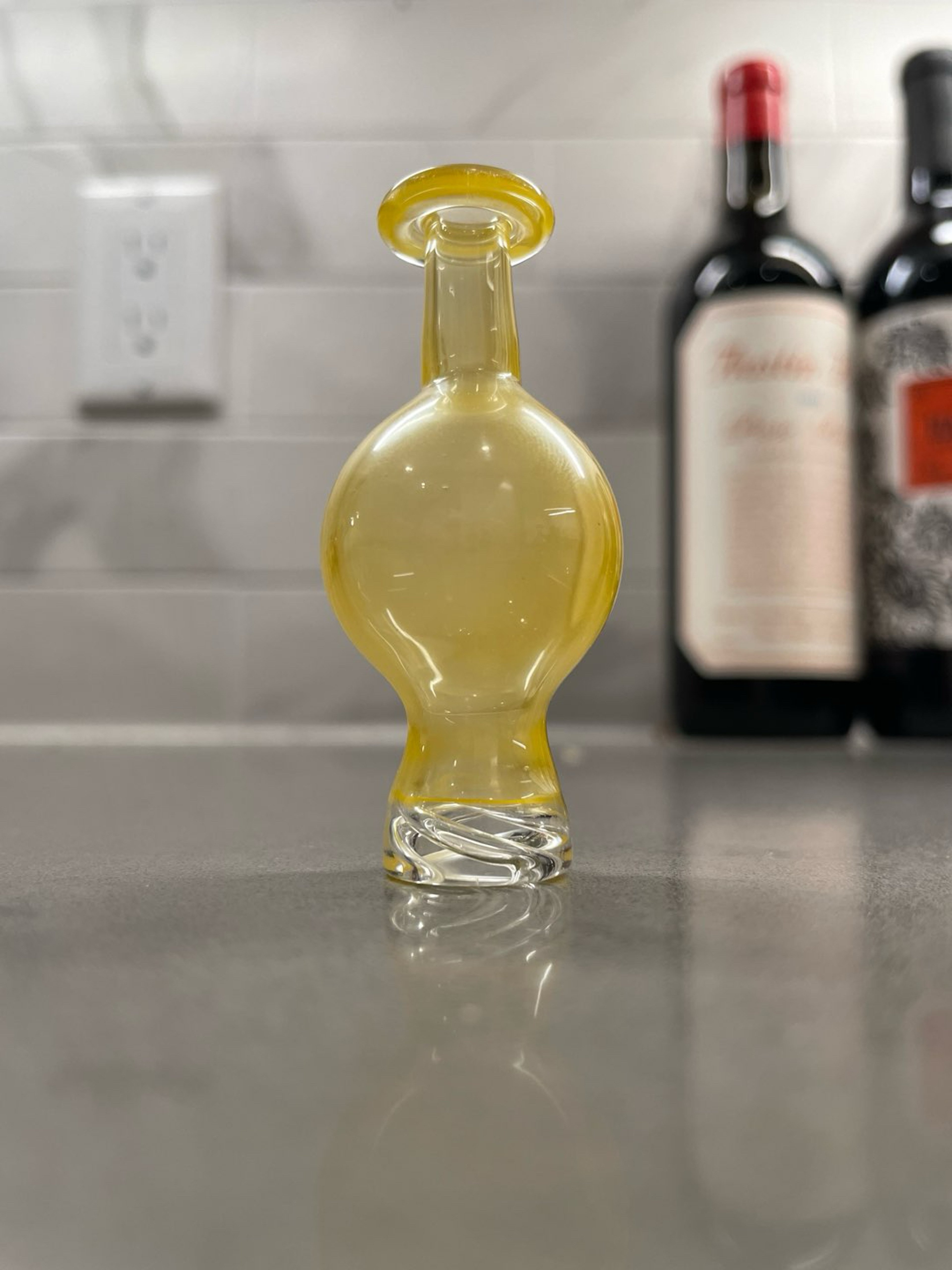Dawnk glass Lemondrop Spinner Cap image 0