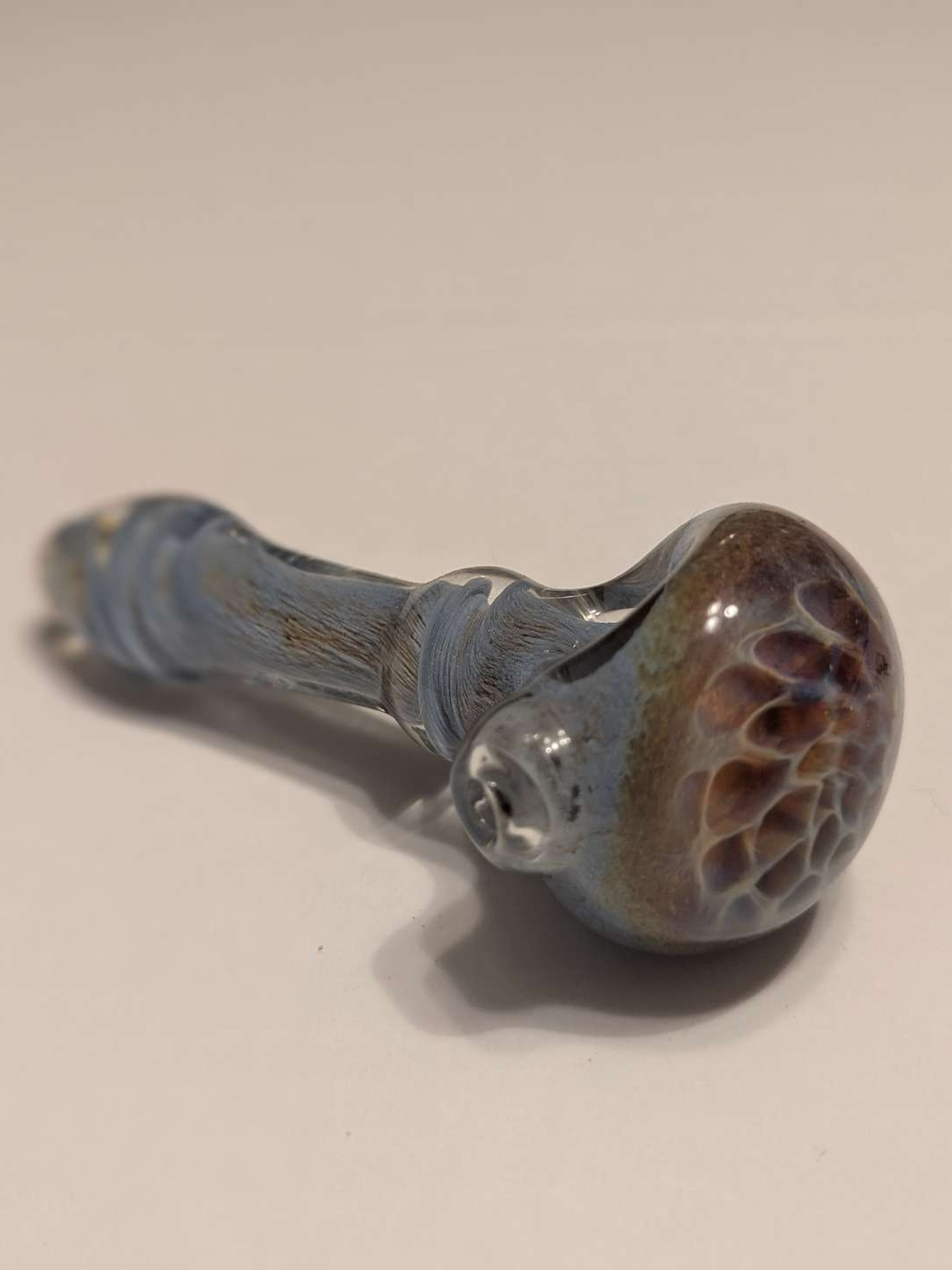 Preview pic of BILBO - blue honeycomb and frit handpipe
