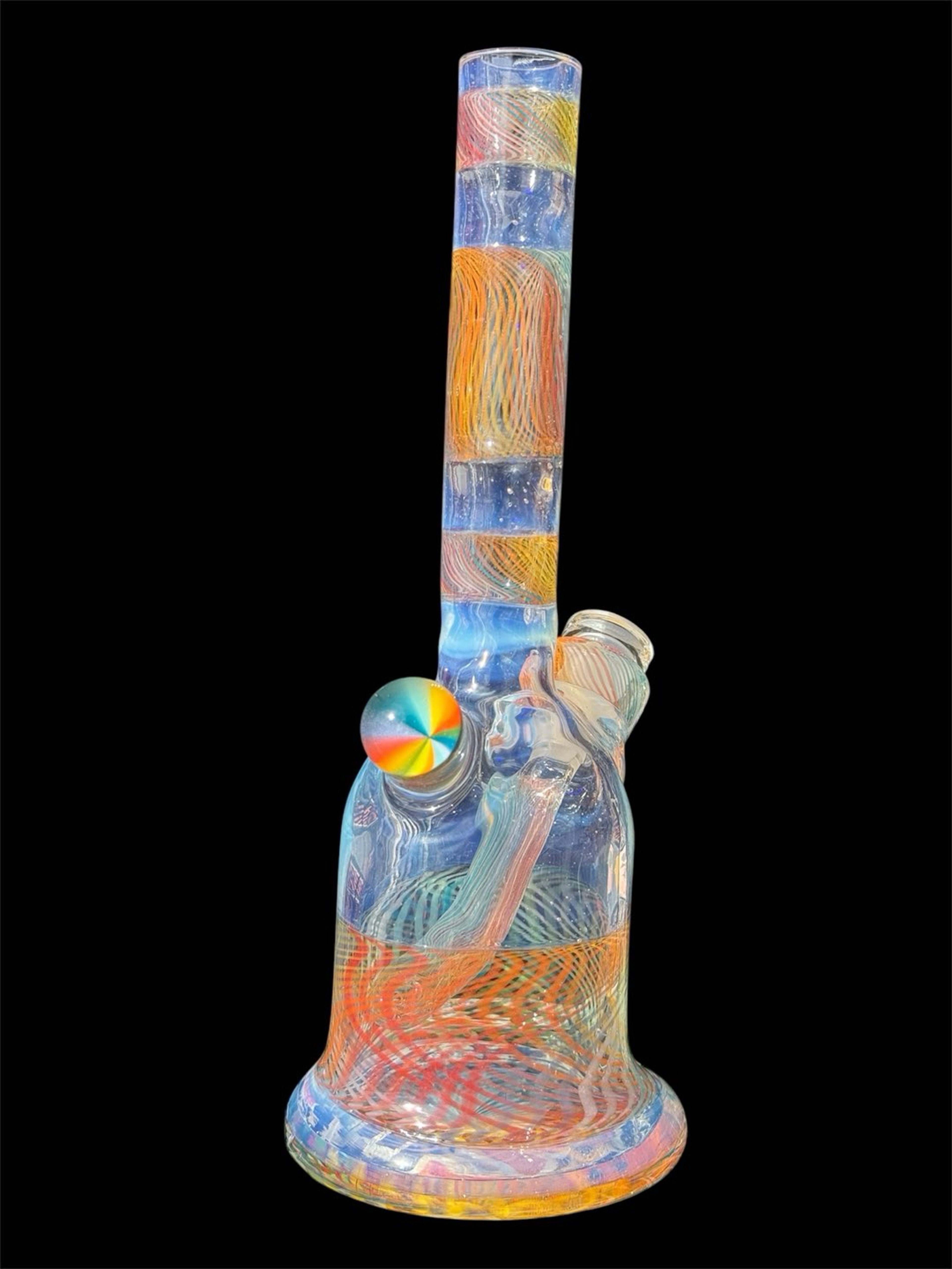 Preview pic of Simpal Glass Rainbow Tube available with removable downstem!