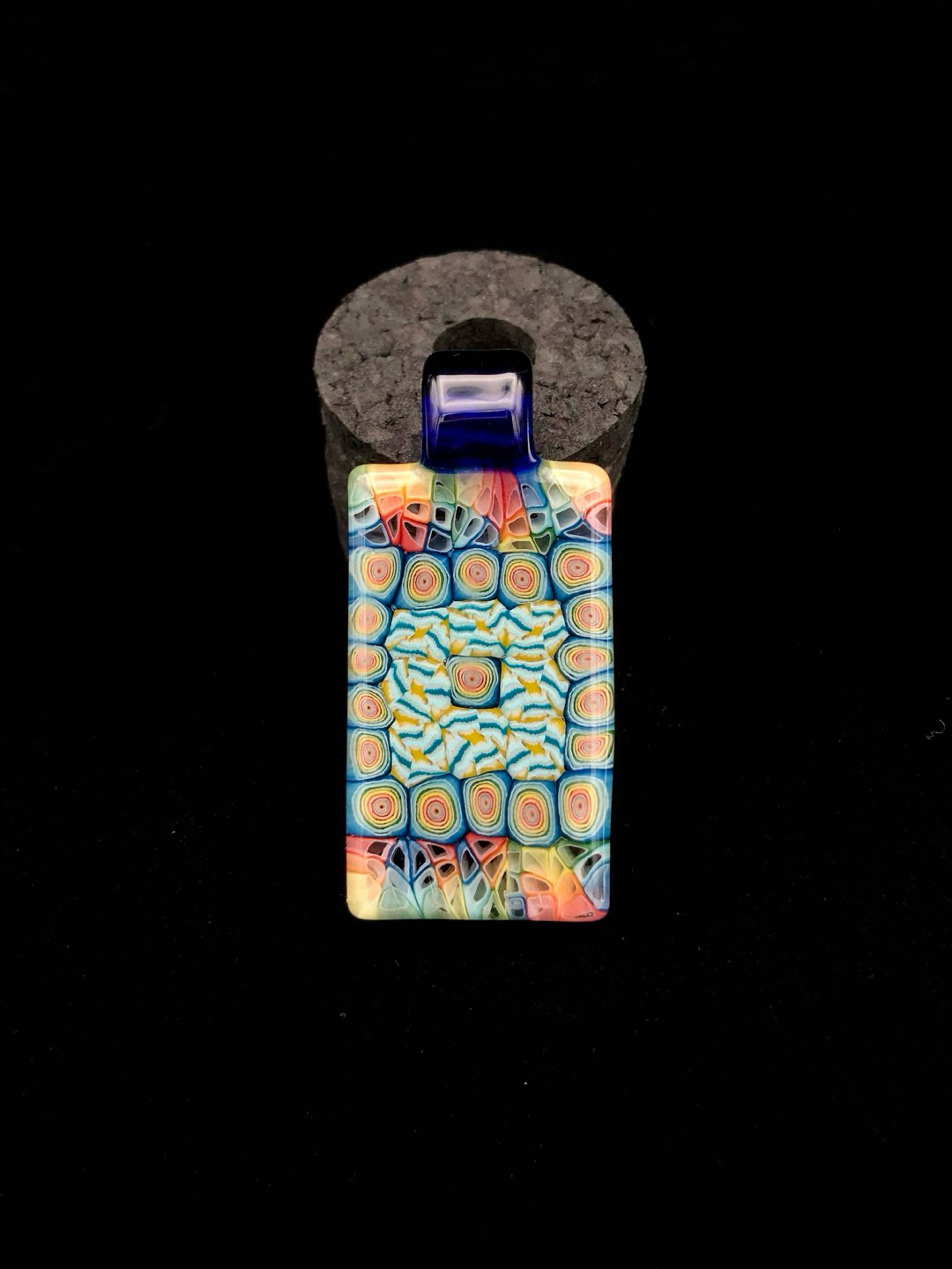 Preview pic of 2020 Murrine Tile Pendant by Jeff Heathbar