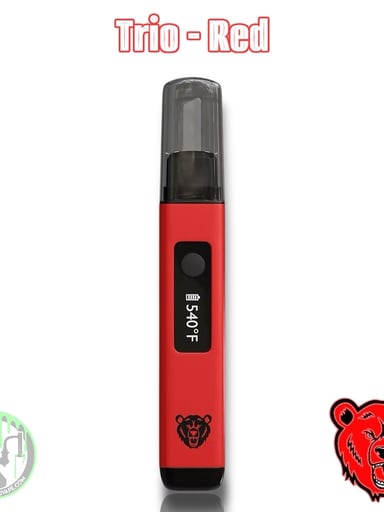 Preview pic of Bear Quartz - Trio Dab Tool - Red