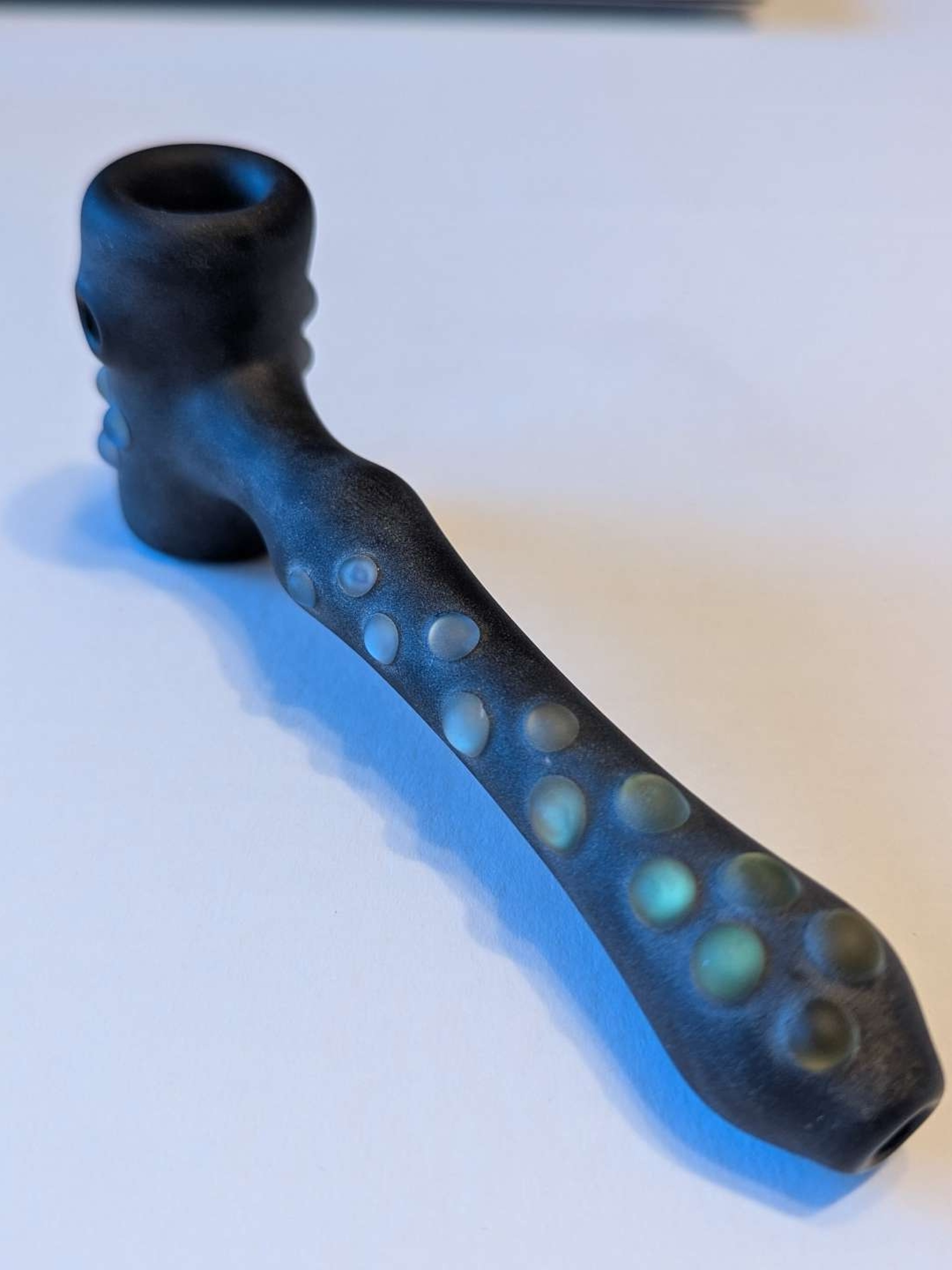 Preview pic of KAGE - frosted marbled handpipe