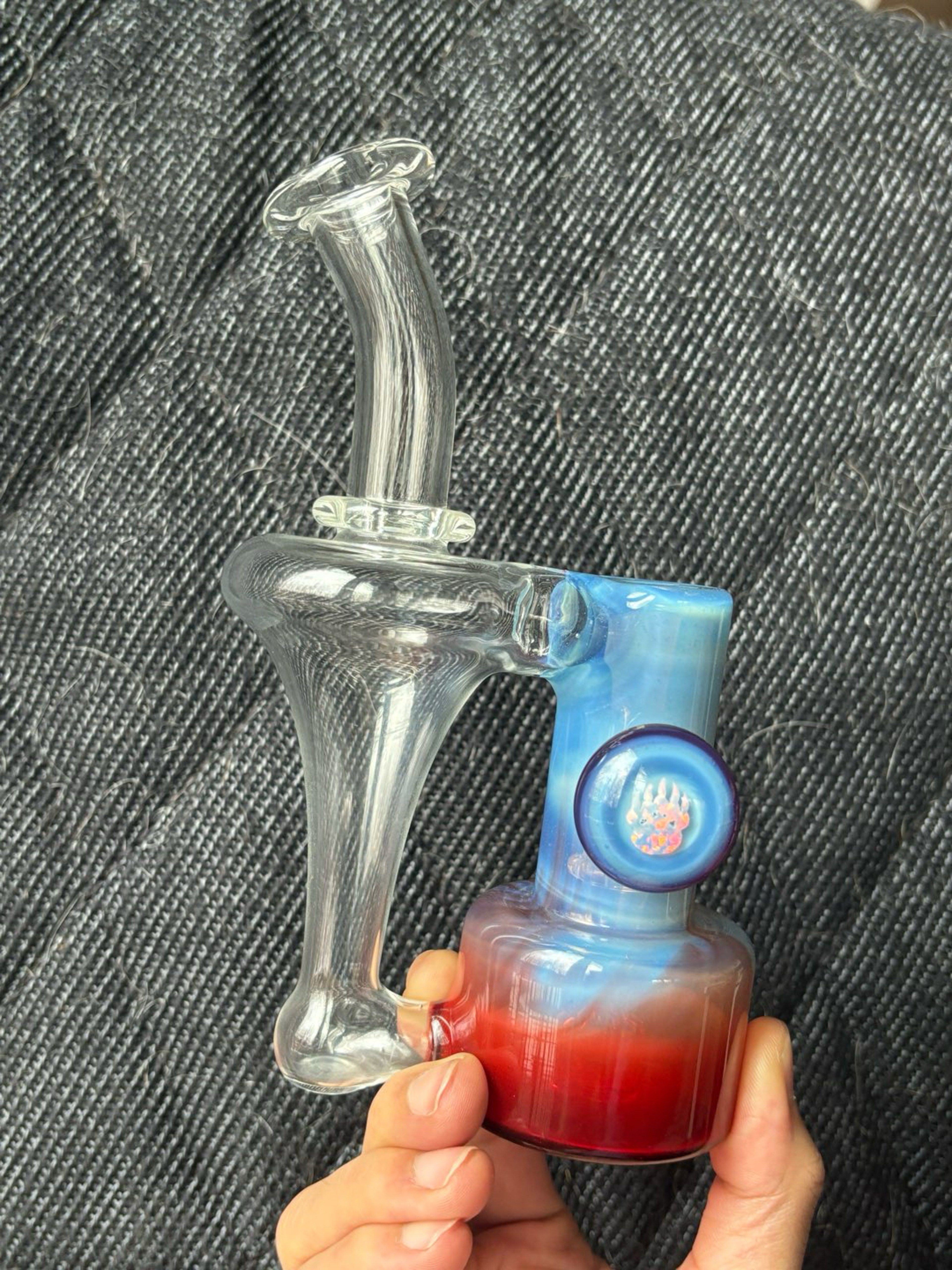 Preview pic of Th3ydidit DD RBR Red Blue Clear 10mm joint