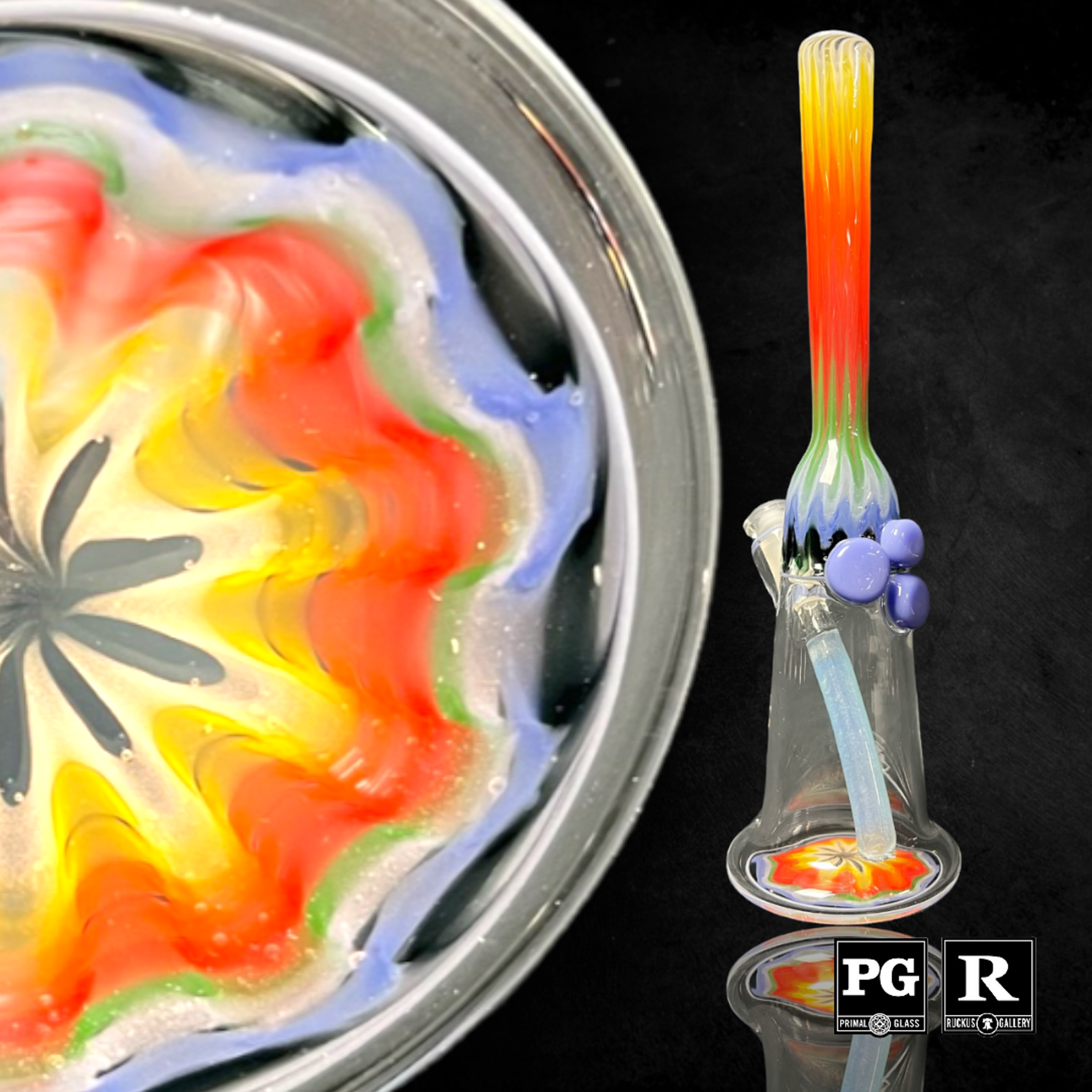 Preview pic of Smply Glassworks Rainbow Mini Tube 2