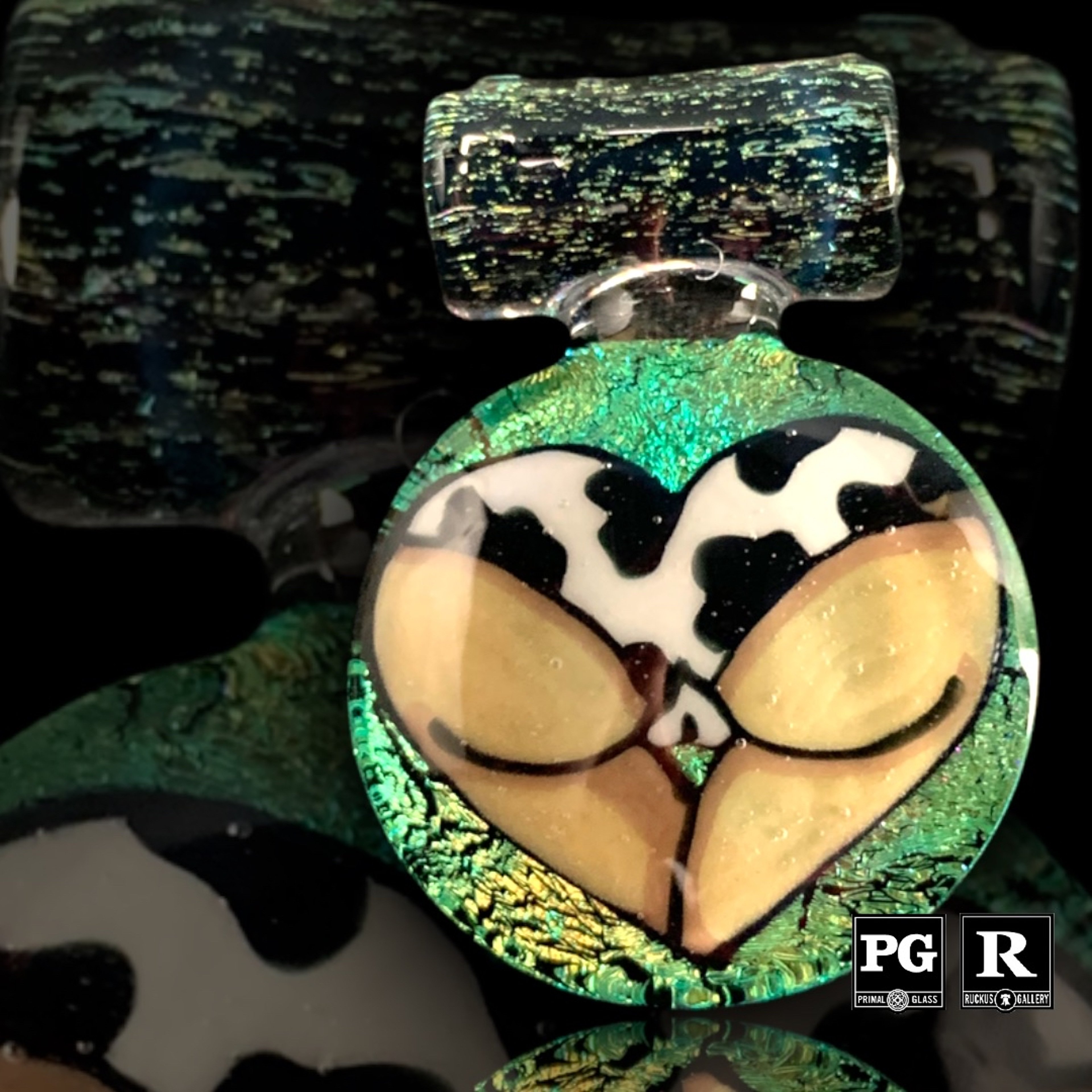 Windstar Glass Dichro Booty Pendant image 0