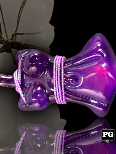 Preview pic of Scissorbaby Glass Torso Pendant Purple