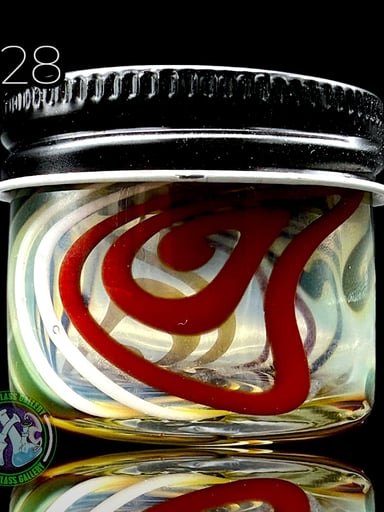 Preview pic of Ben’s Glass Art - Baller Jar #28 - Inside Out Tech