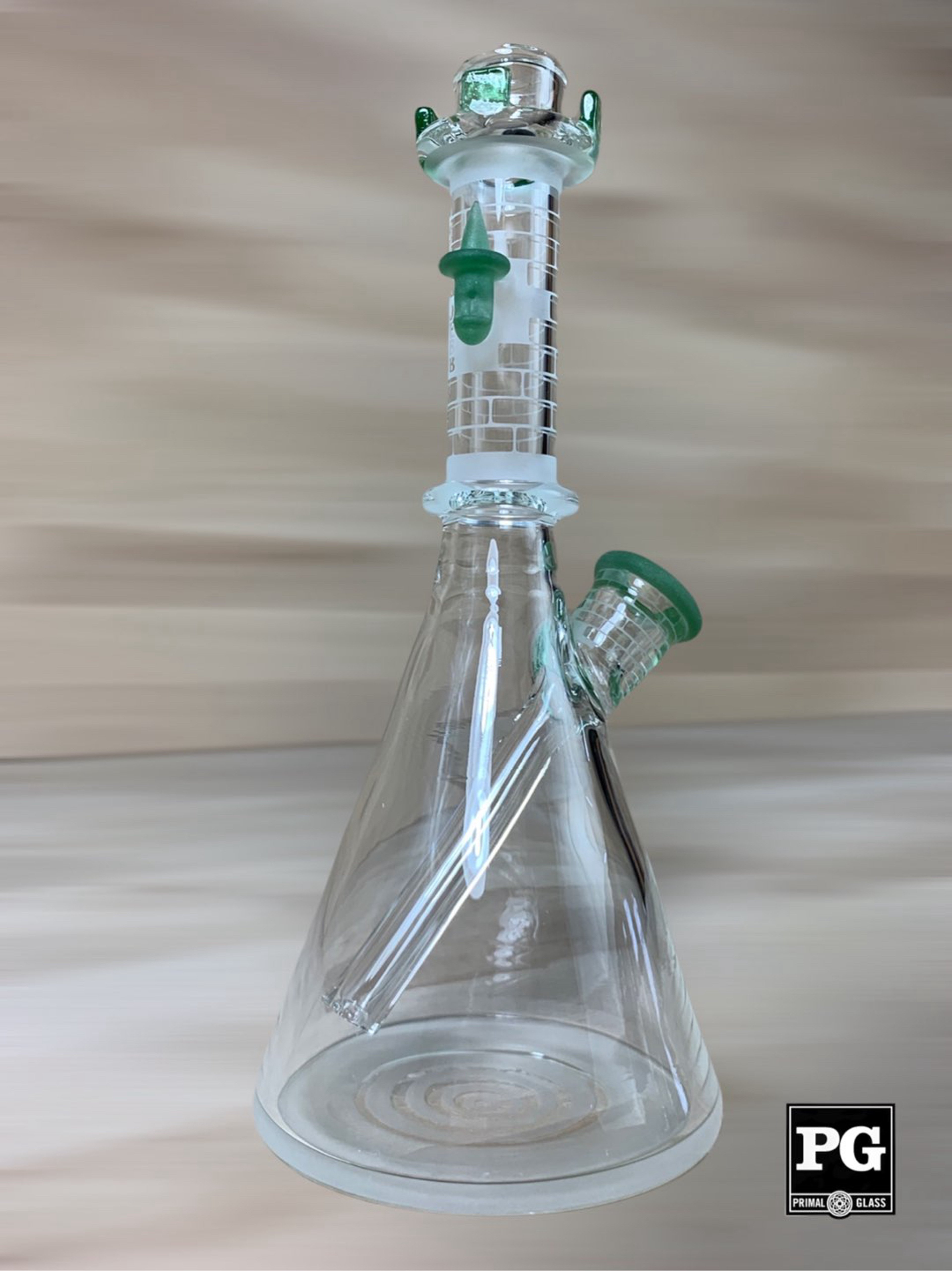 Jebb Clear Mini Beaker w/ Accent (Atlantis) image 0