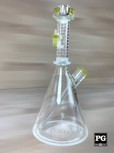 Preview pic of Jebb Clear Mini Beaker w/ Accent (UV Citrine)