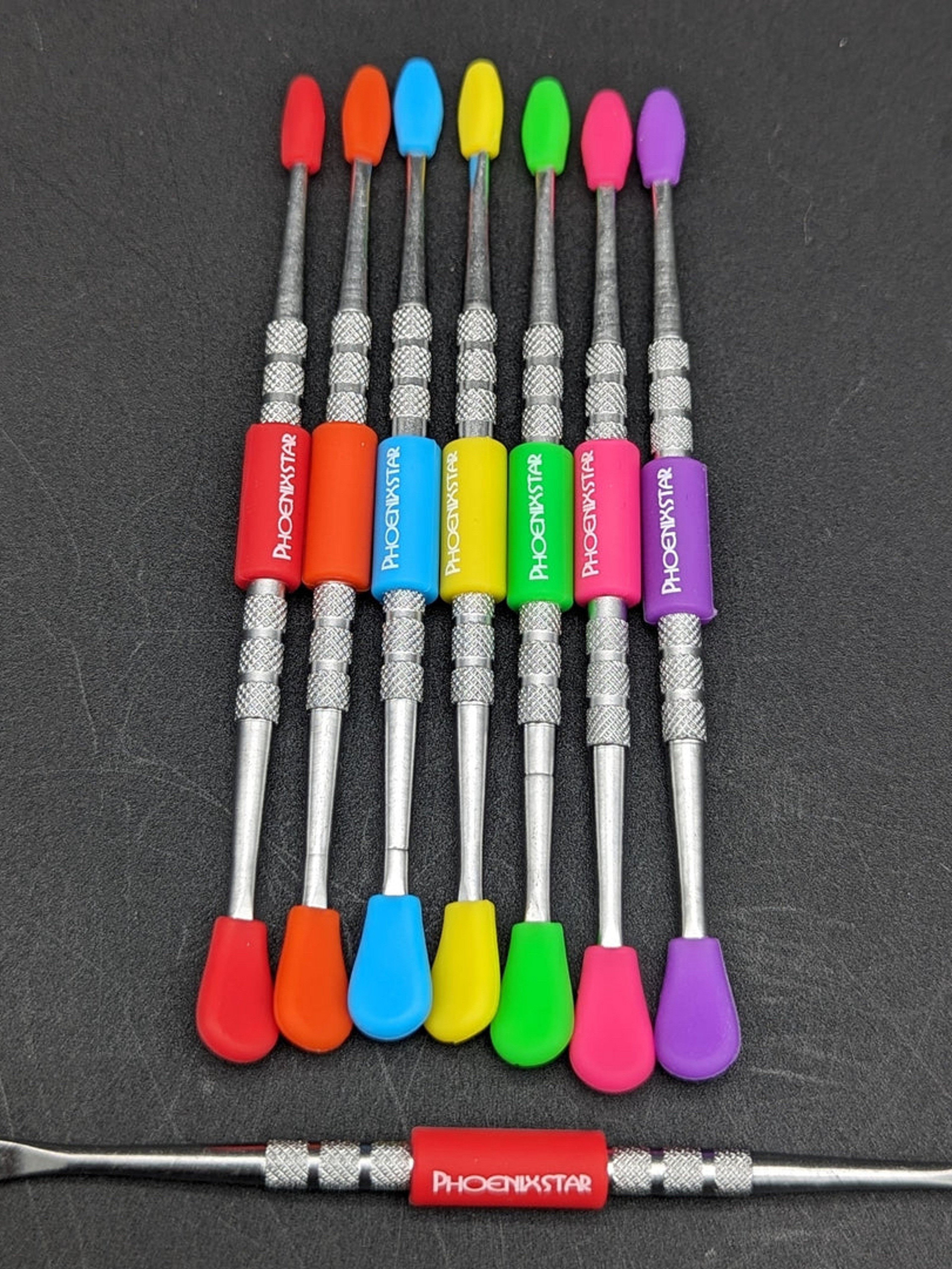Preview pic of 120MM METAL DAB TOOL W/ SILICONE COVERS - PHEONIX STAR