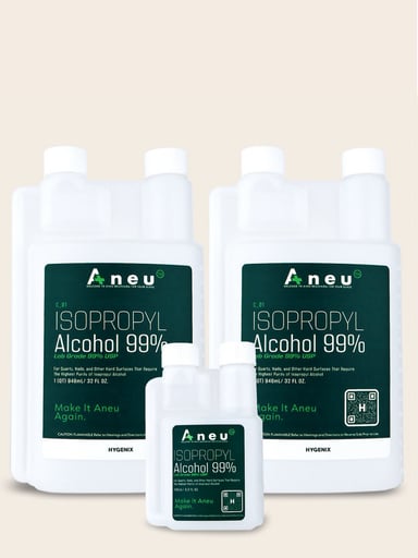 Preview pic of Aneu 99% Isopropyl Alcohol - 1/2 Gal + Travel Bottle