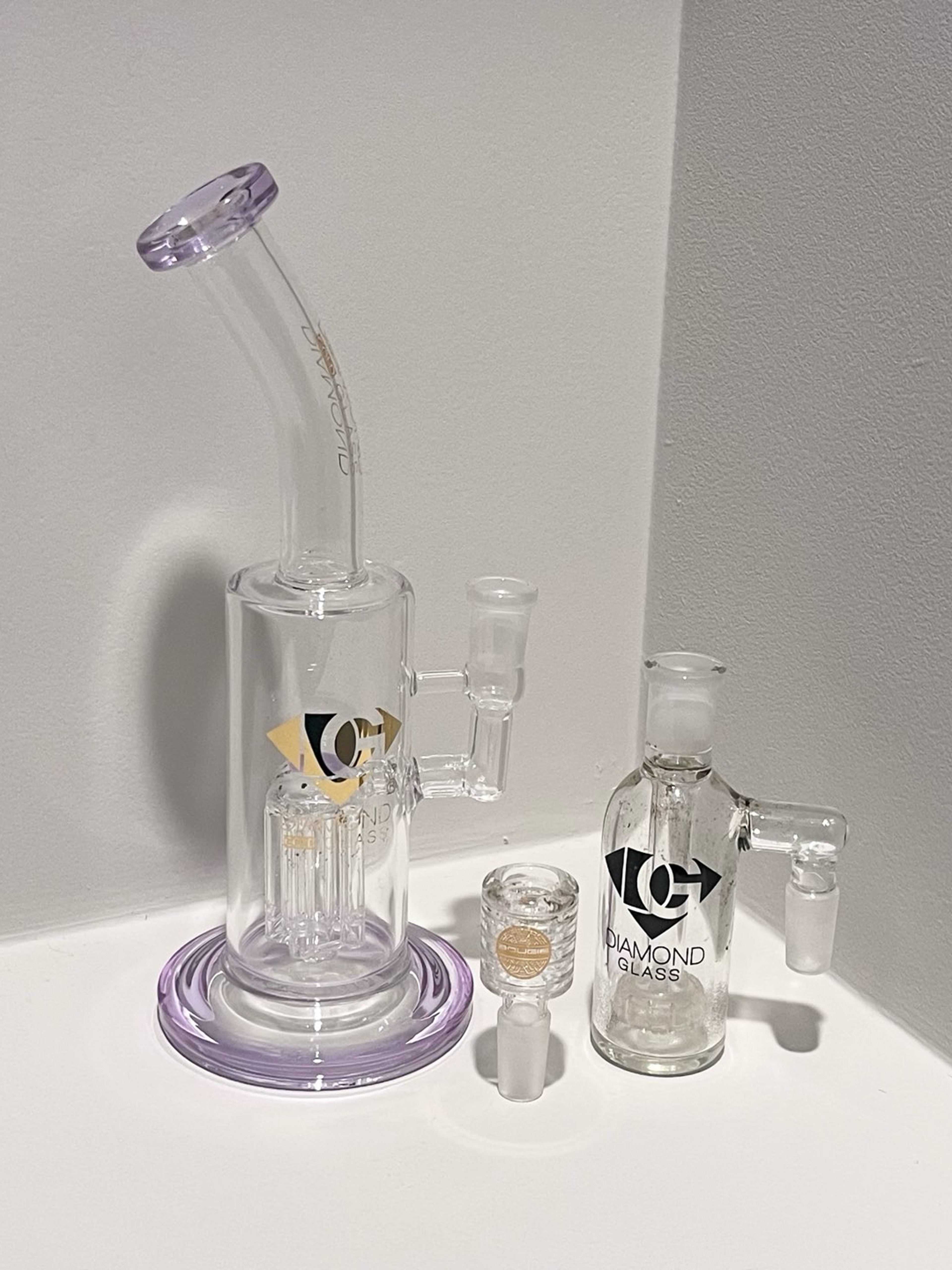 Preview pic of Diamond Glass Oil Rig w/ Ashcatcher