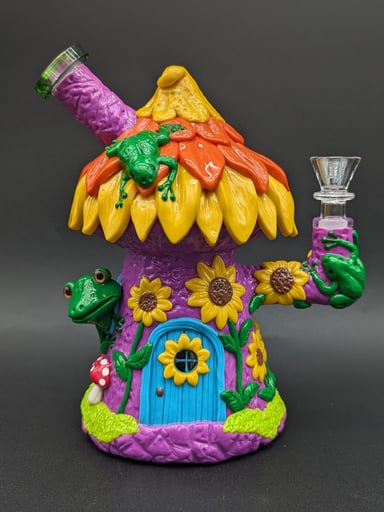 Preview pic of SUNFLOWER FROG HOUSE 3D RESIN BONG