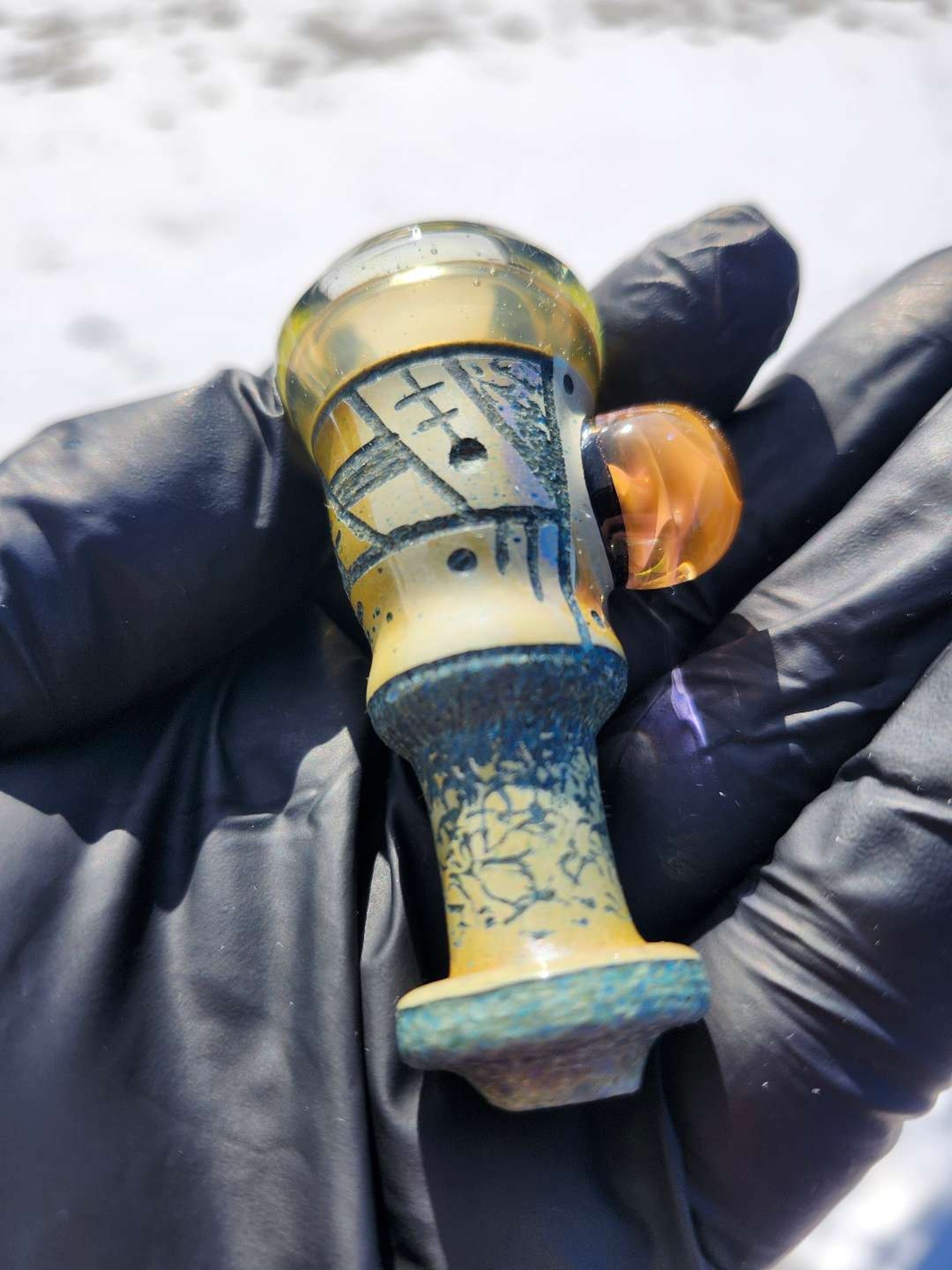 CORKISPORTAL HAND CARVED CHILLUM image 0