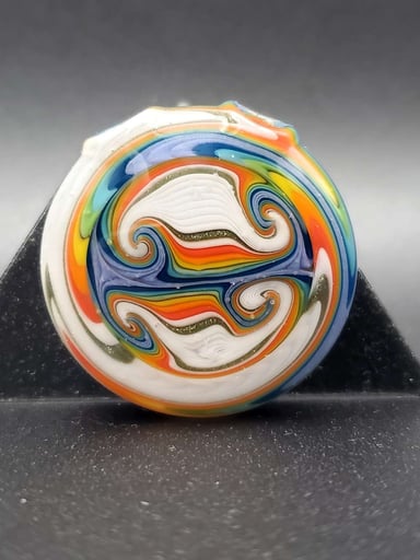Preview pic of Rainbow in a Snowy Sky pendant