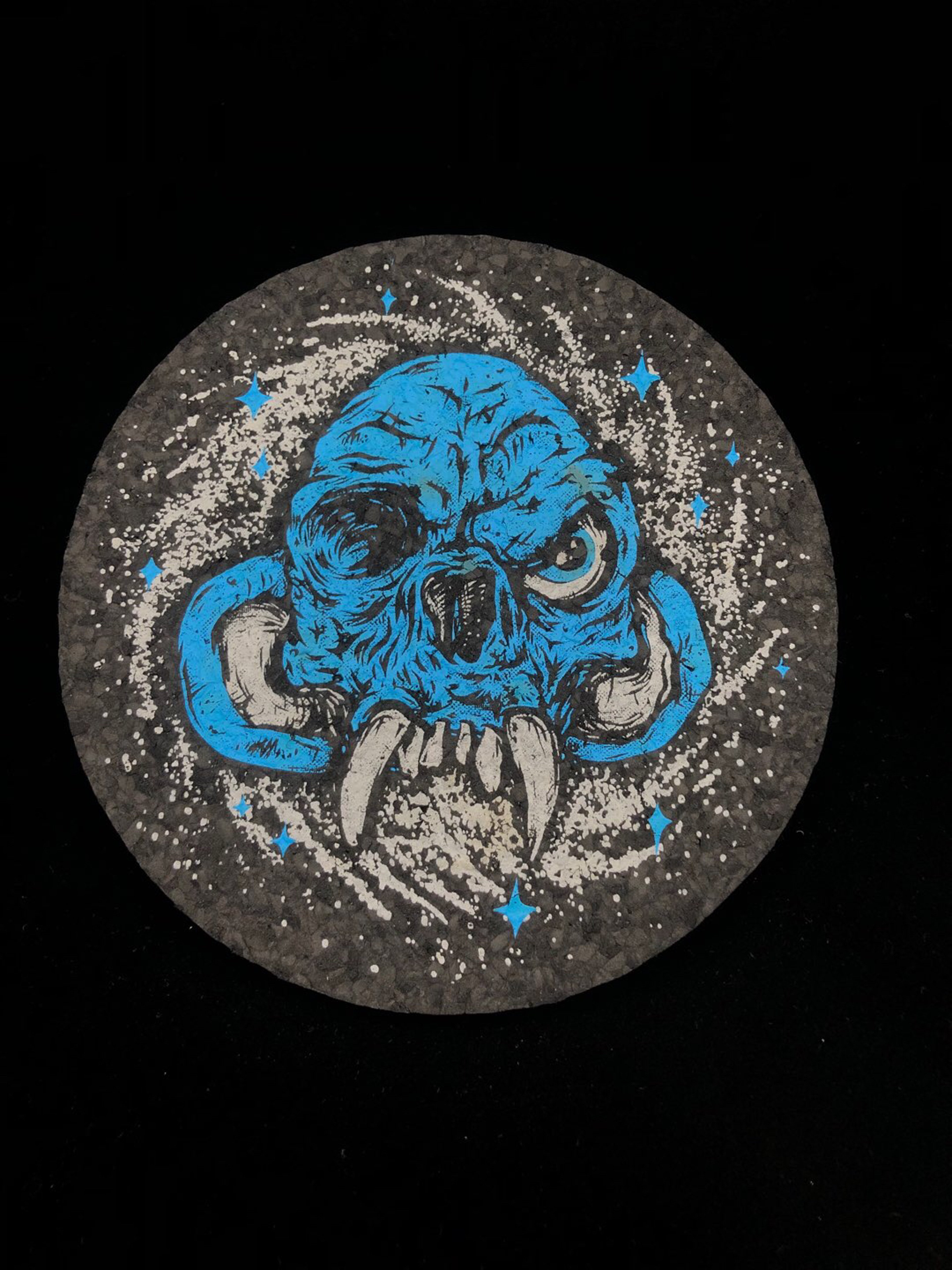 Preview pic of Monkey Alien Head 8” Mat by Coyle x Ghost x Moodmats