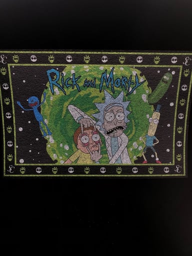 Preview pic of Rick & Morty Sesh Mat by South Coasters