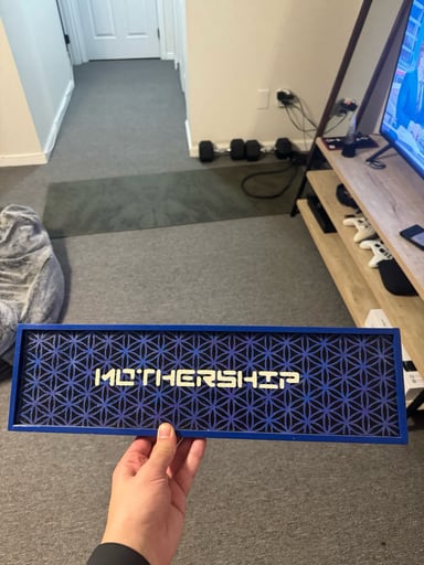 Preview pic of Mothership wood sign