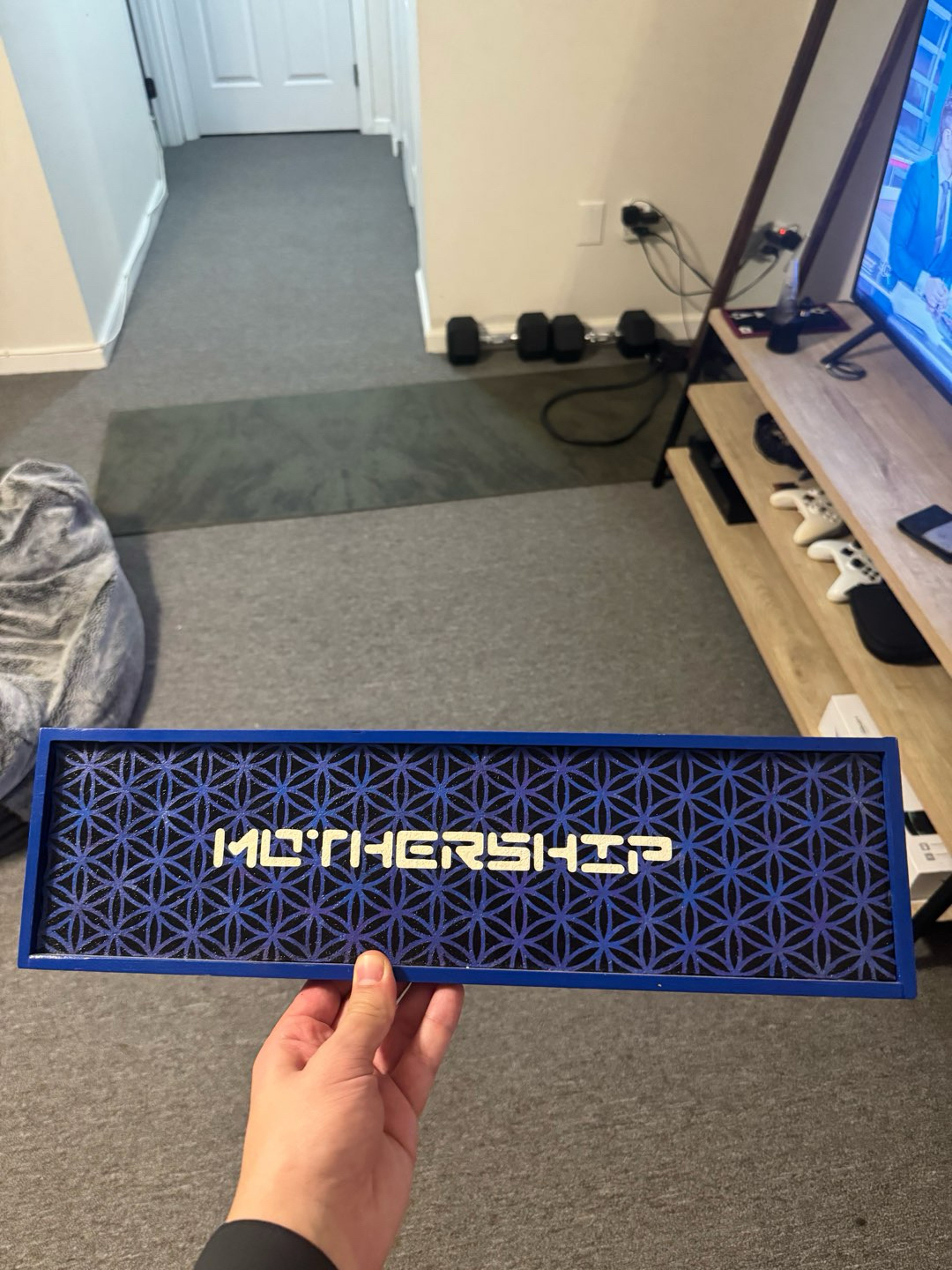 Preview pic of Mothership wood sign