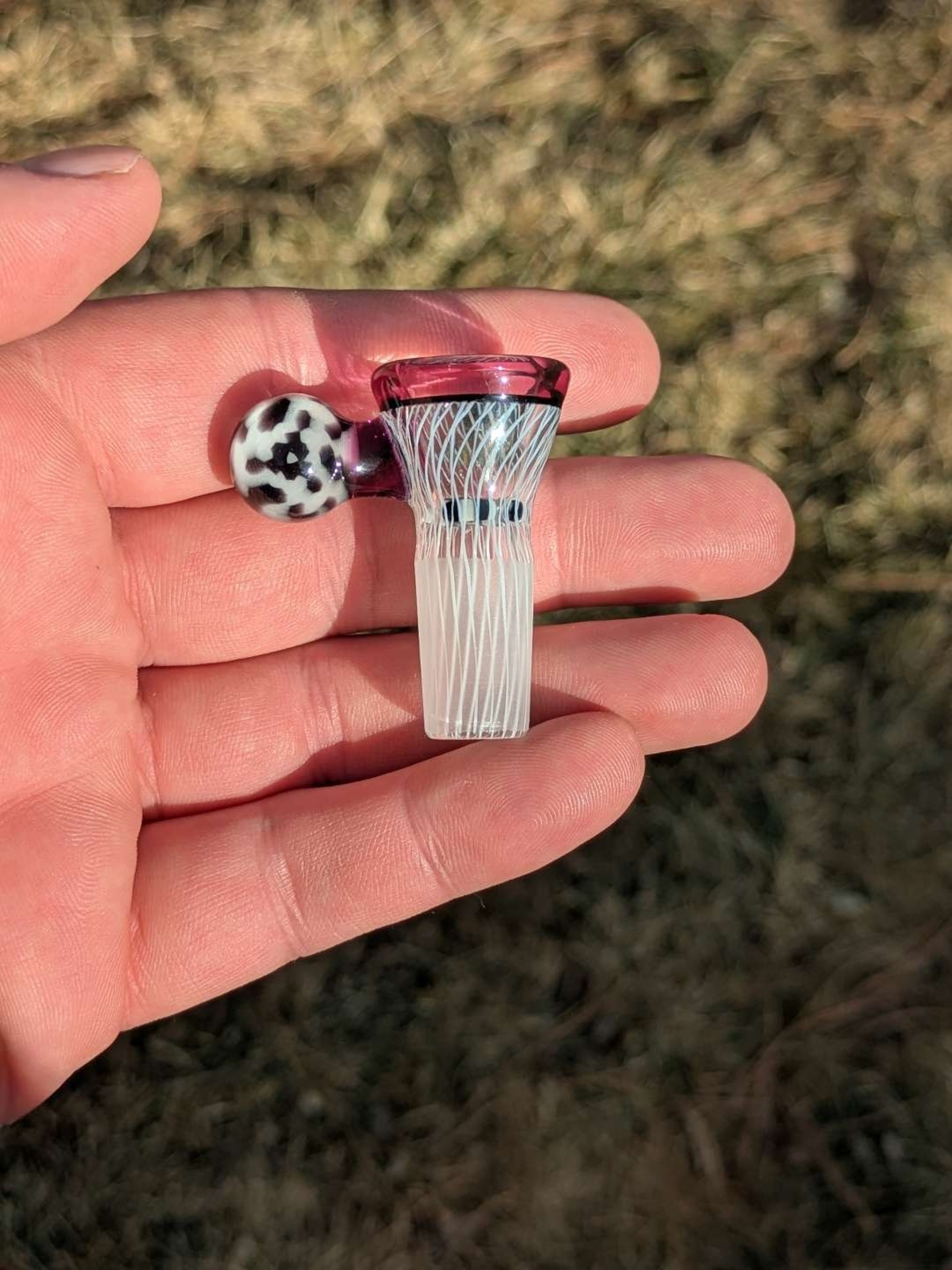 Preview pic of Fully worked white retticello slide