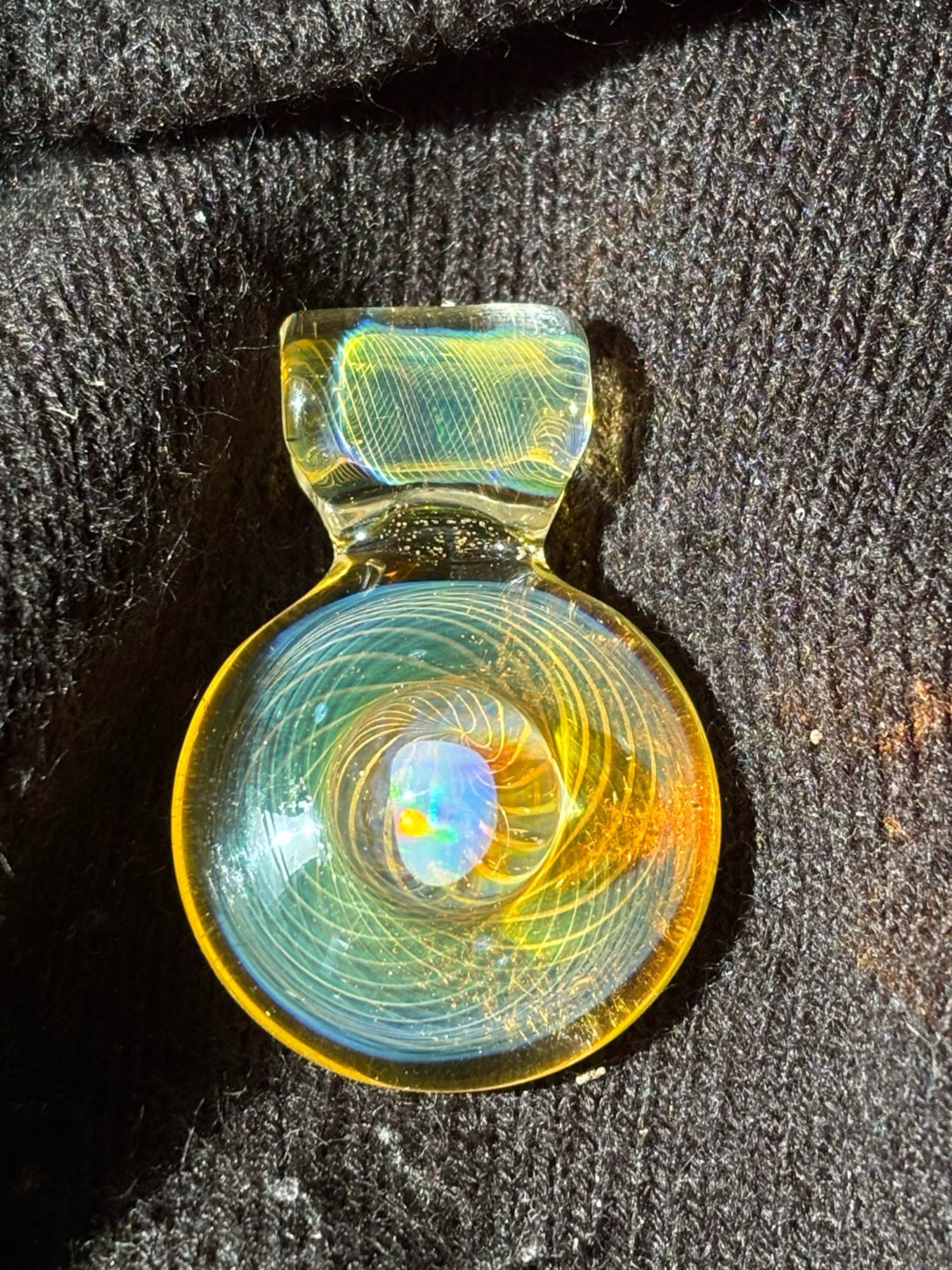 Preview pic of Silver fumecello pendant +opal