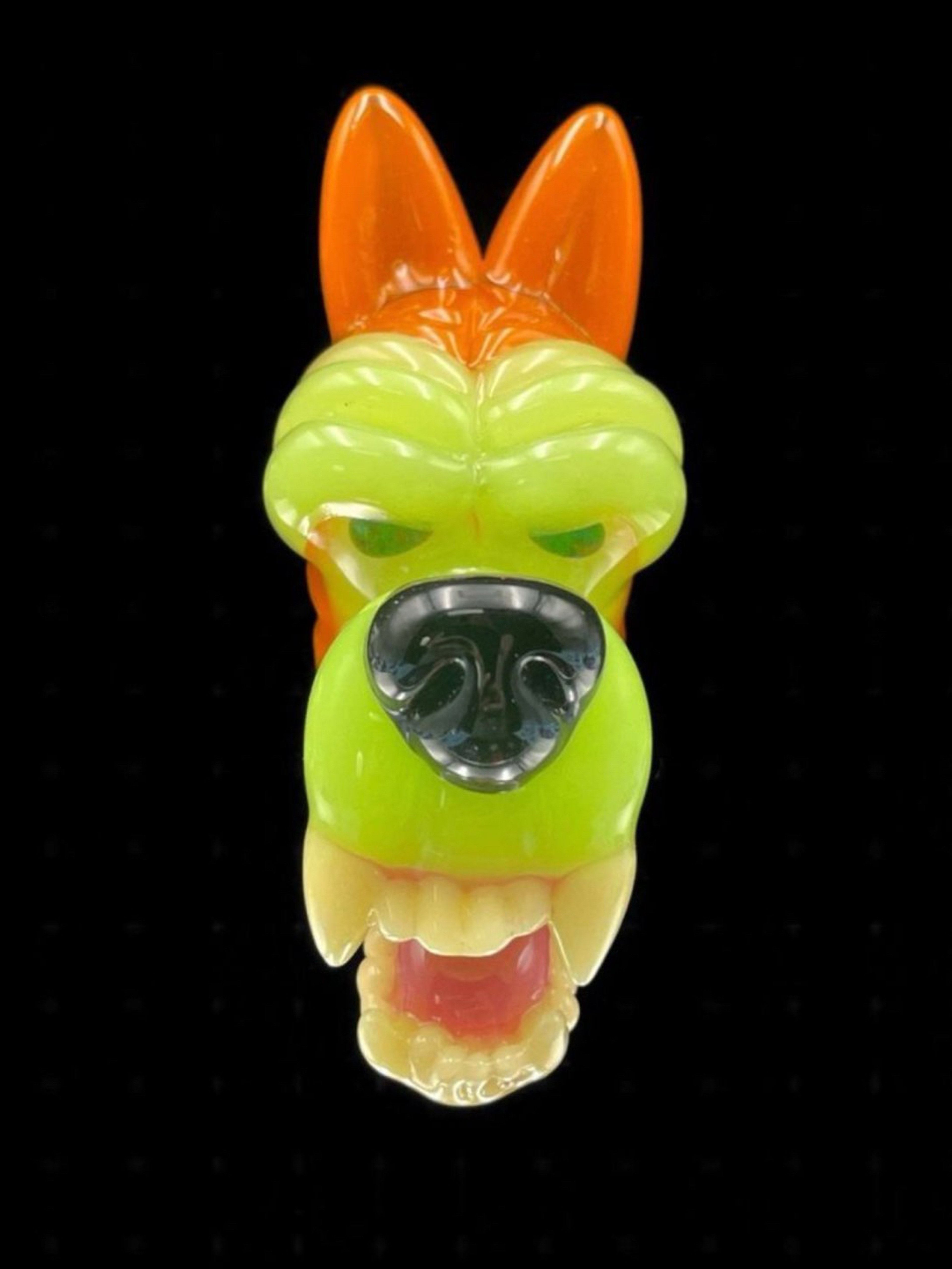 Preview pic of Ryan Kane Open Mouth Wolf Pendant