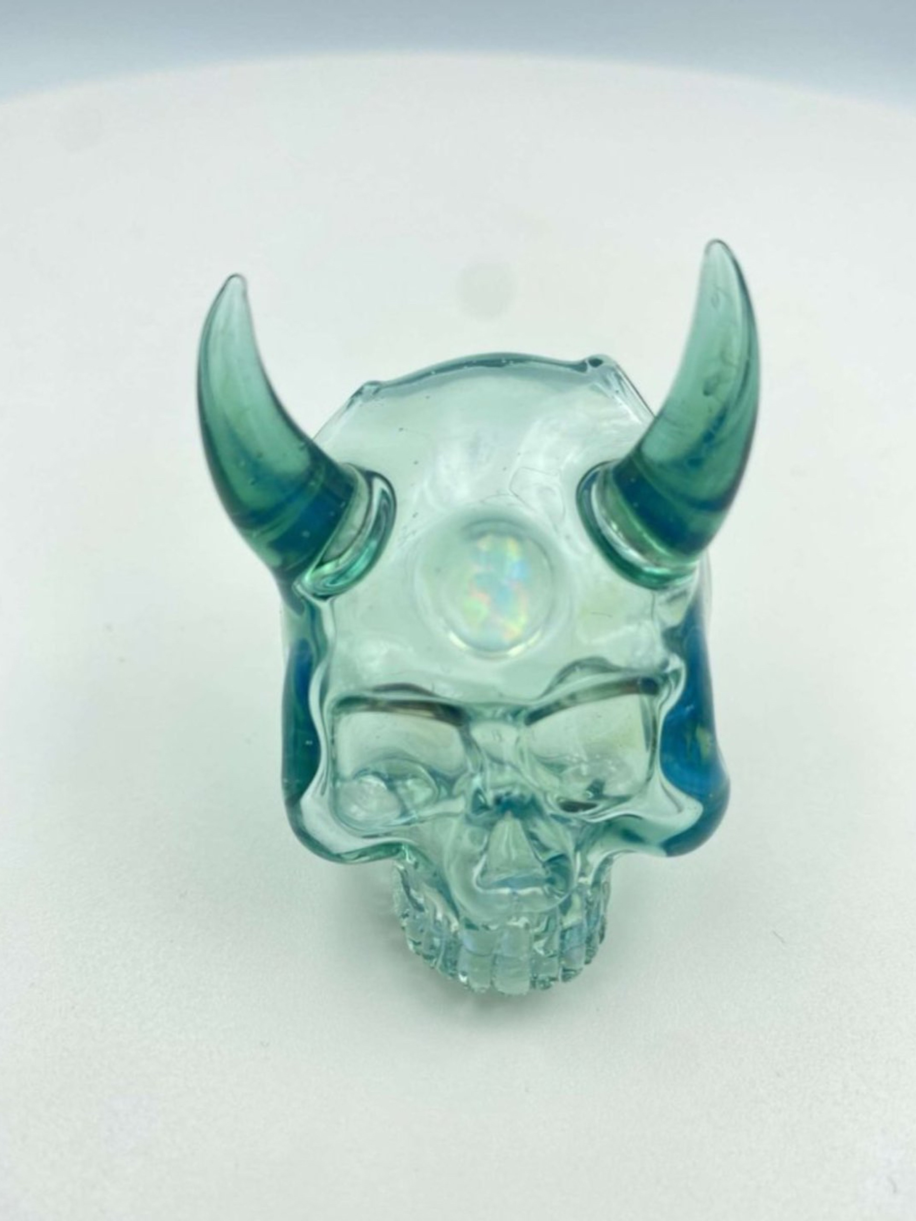 Preview pic of Sweeney Meta Horned Skull Pendy