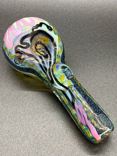 Preview pic of Billy Hess Inside Out Fumed Dichro Spoon