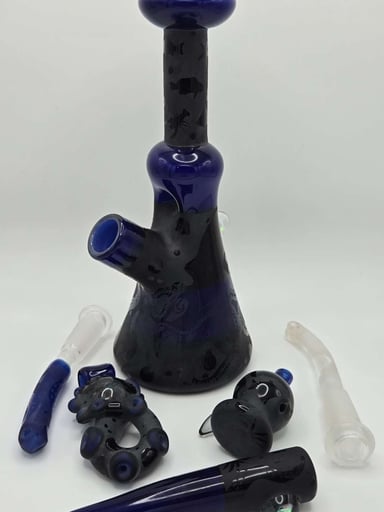 Preview pic of Crooks Glass Full Set - Deep Sea Theme