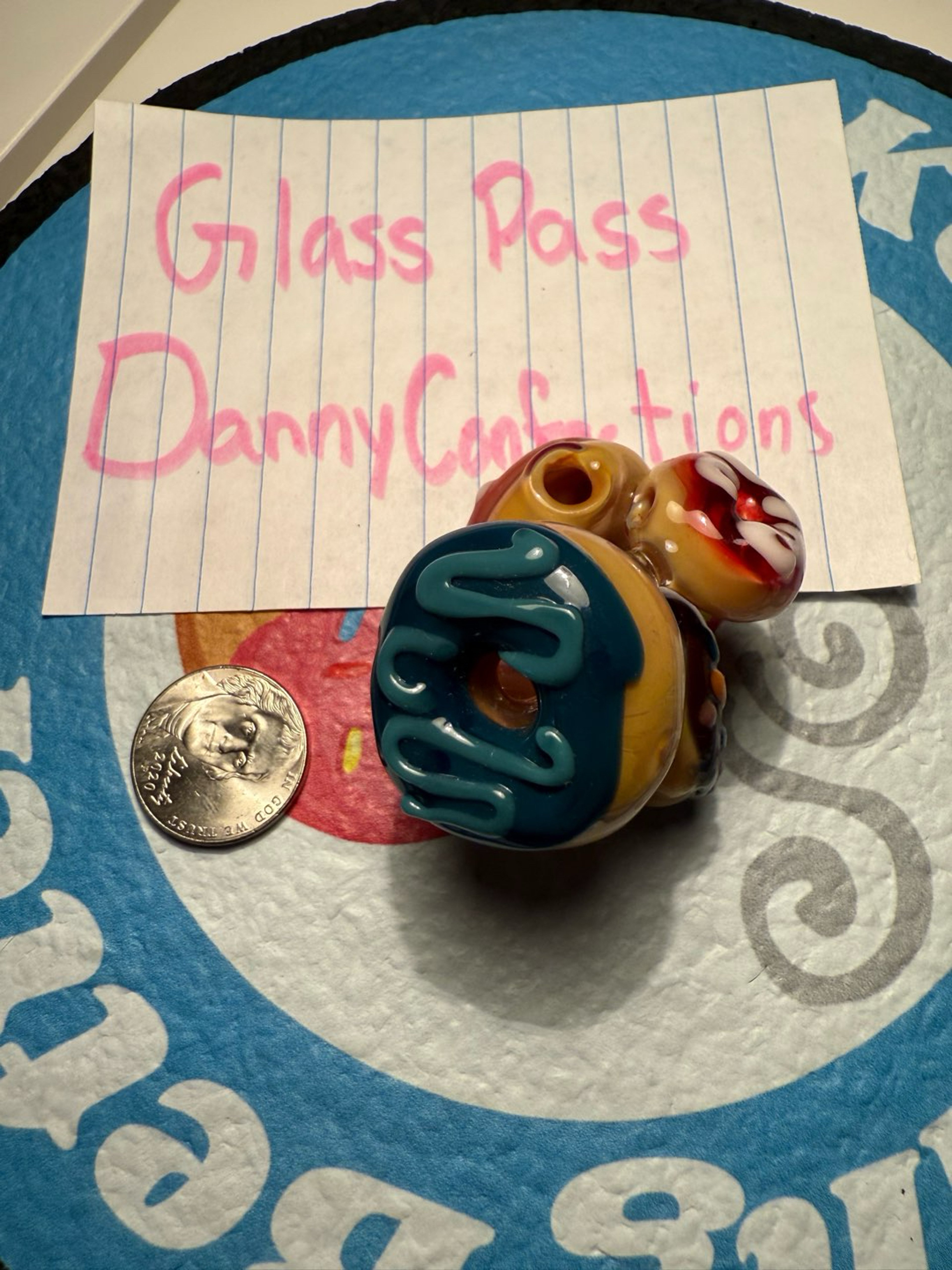 Preview pic of KGB Donut Cluster pendant