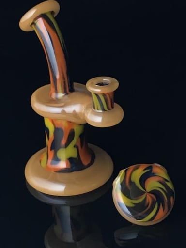 Preview pic of Yook Peach Camo Mini Banger w/ Pendant