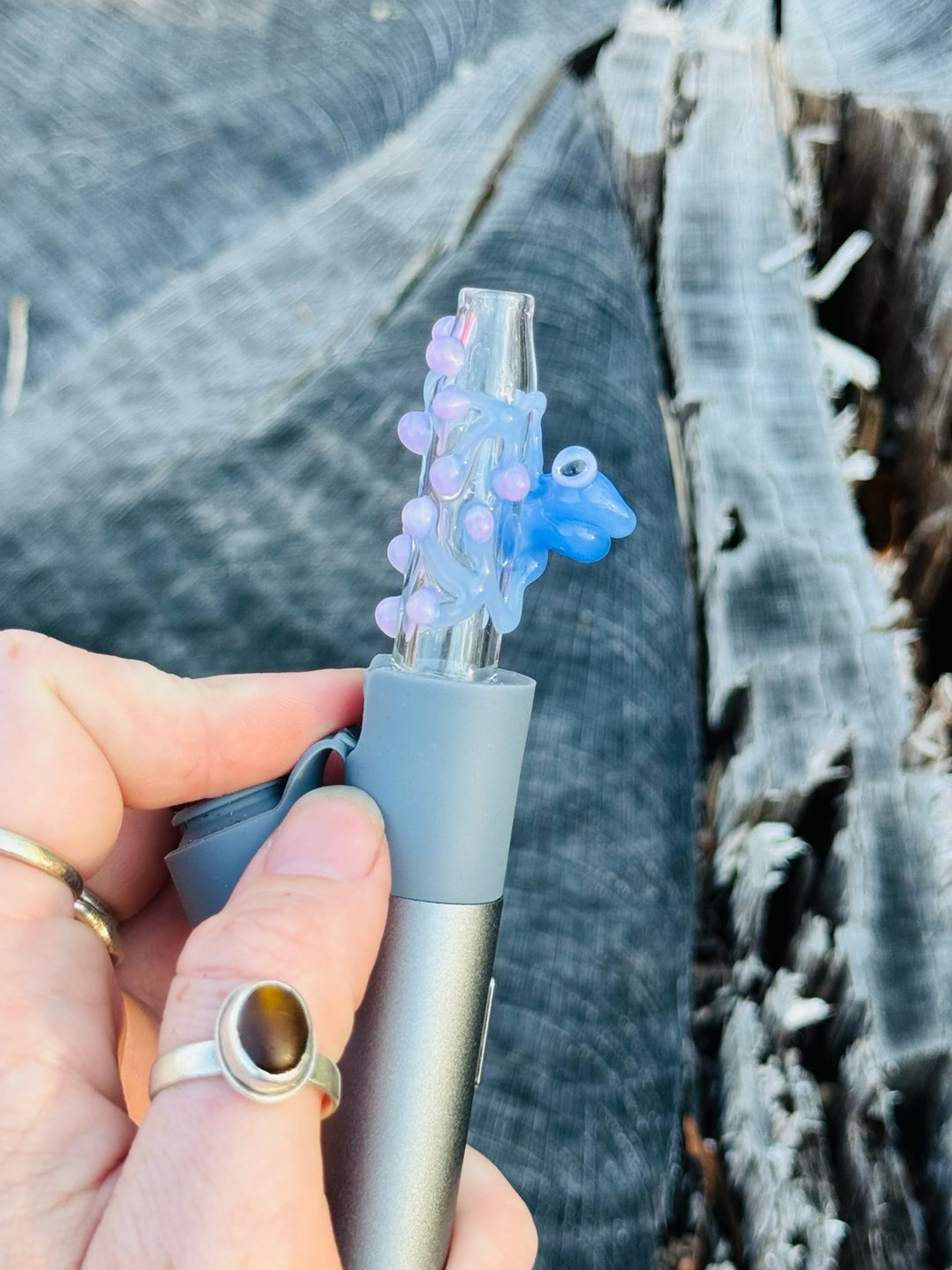 Preview pic of Frog blue  - Pivot mouthpiece