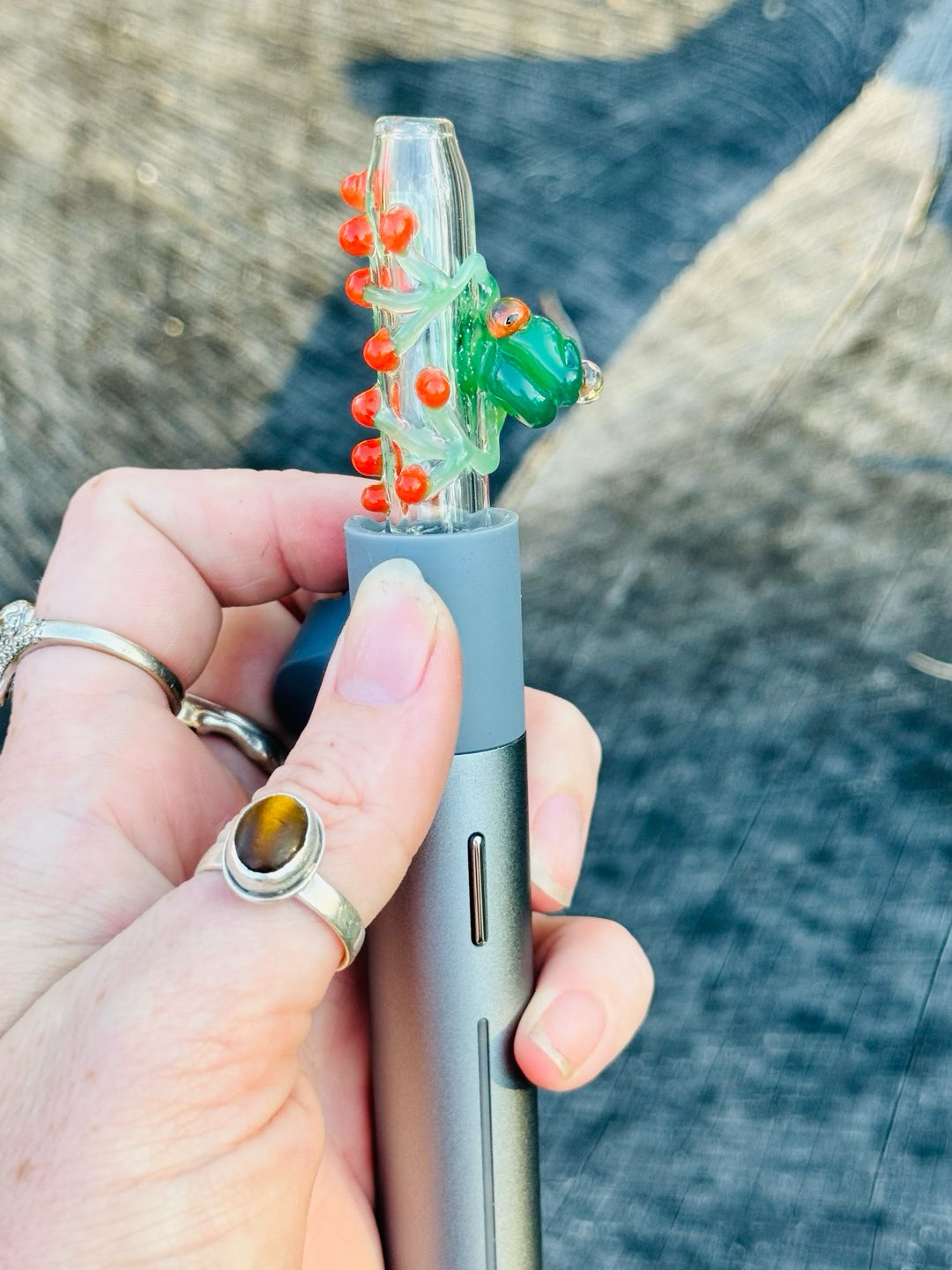 Preview pic of Frog green - Pivot mouthpiece