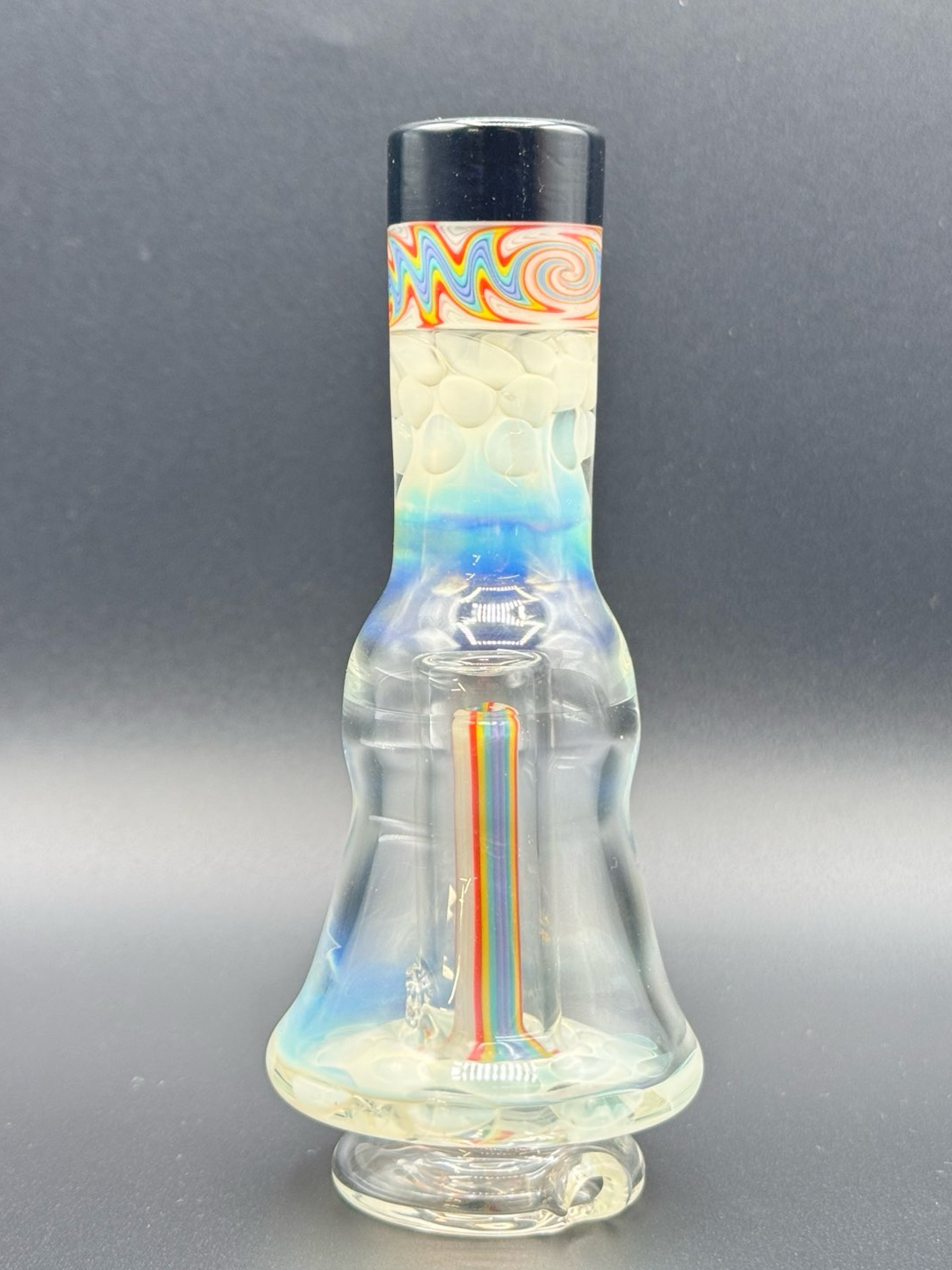 Preview pic of NesGlass_619 - Fumed 2-Hole Linework/Wigwag Puffco Top