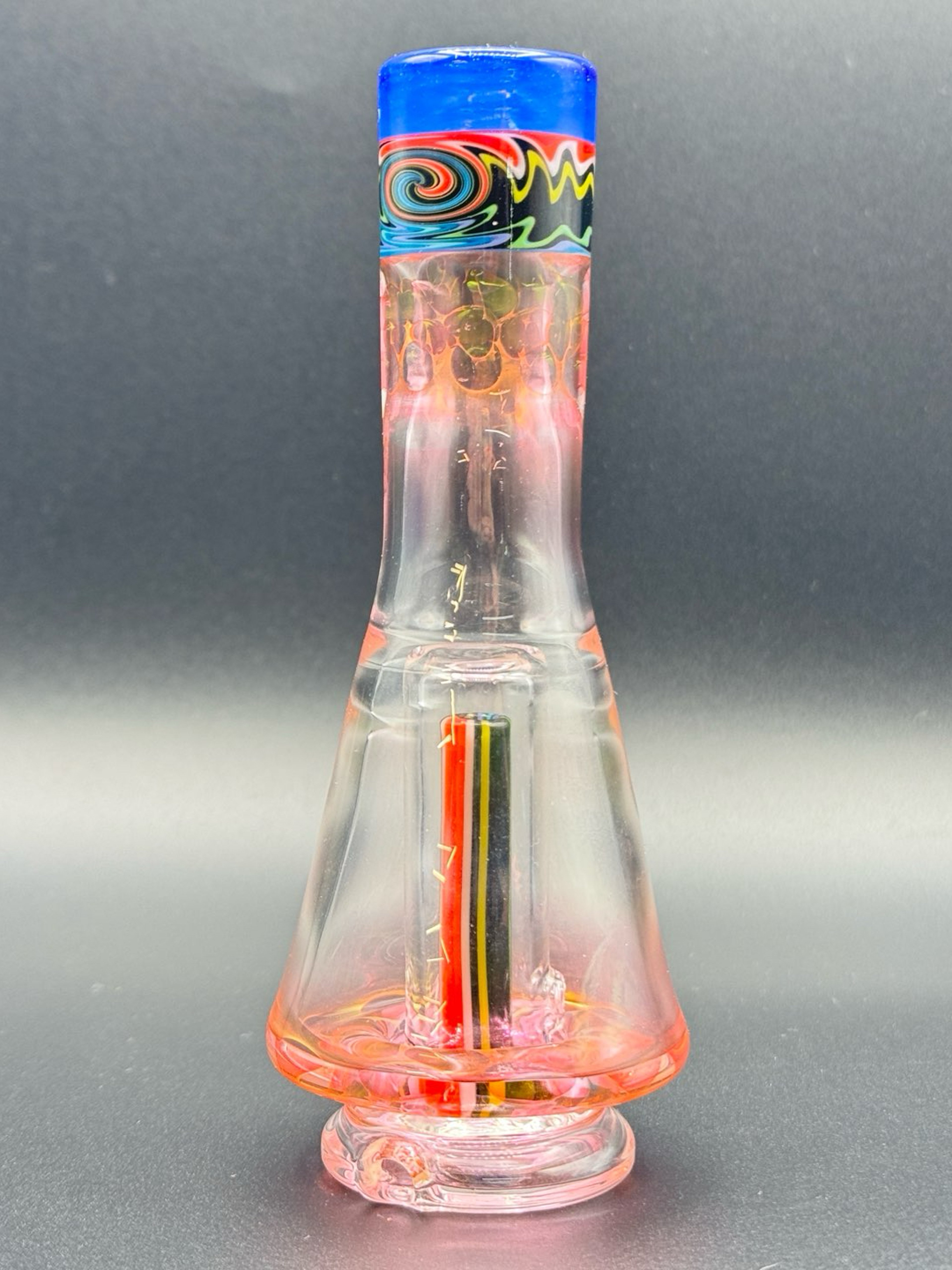 Preview pic of Nes_Glass619 - Gold Fumed 2-Hole Peak Top