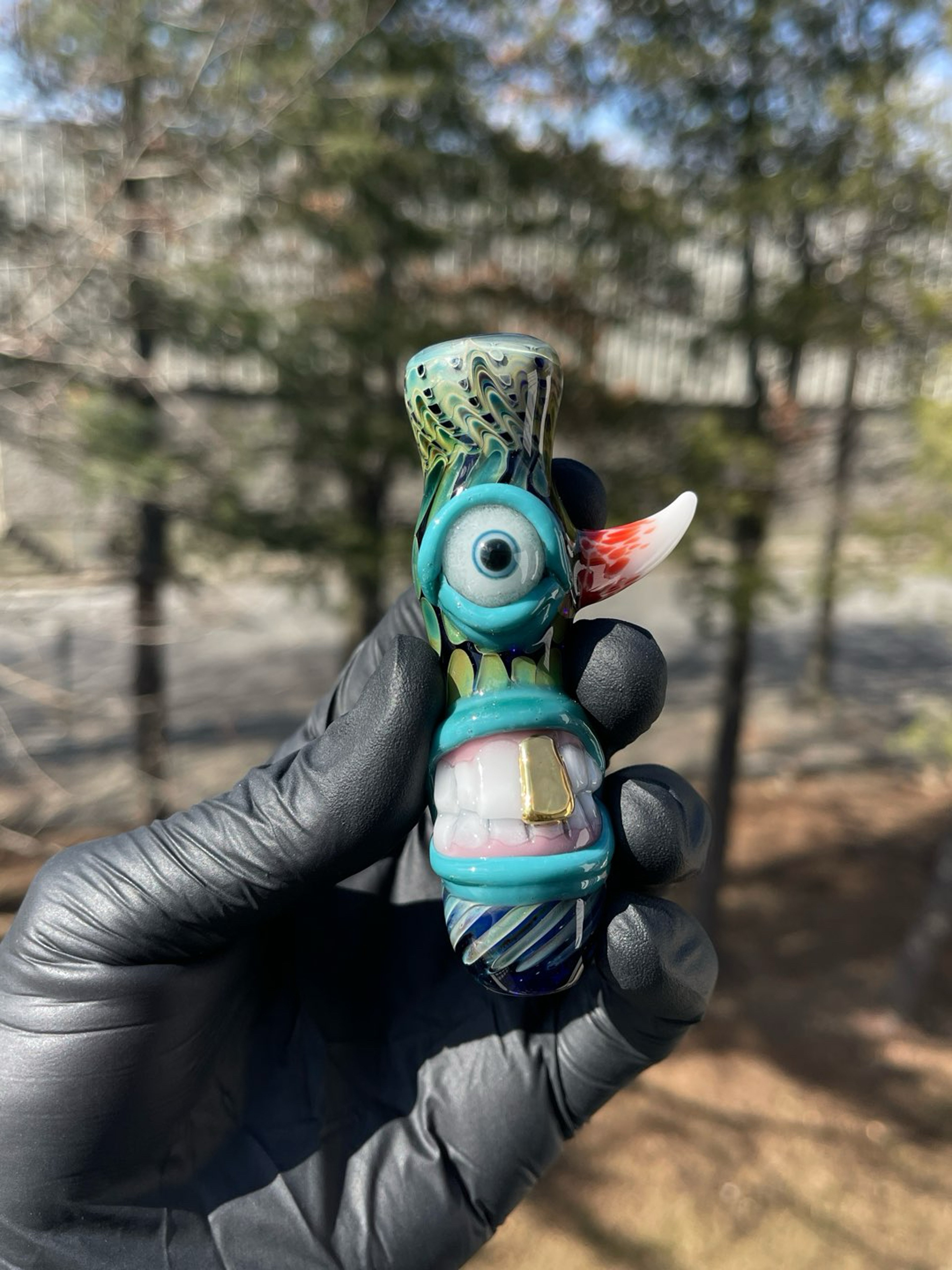 Preview pic of Gold Fumed Chillum