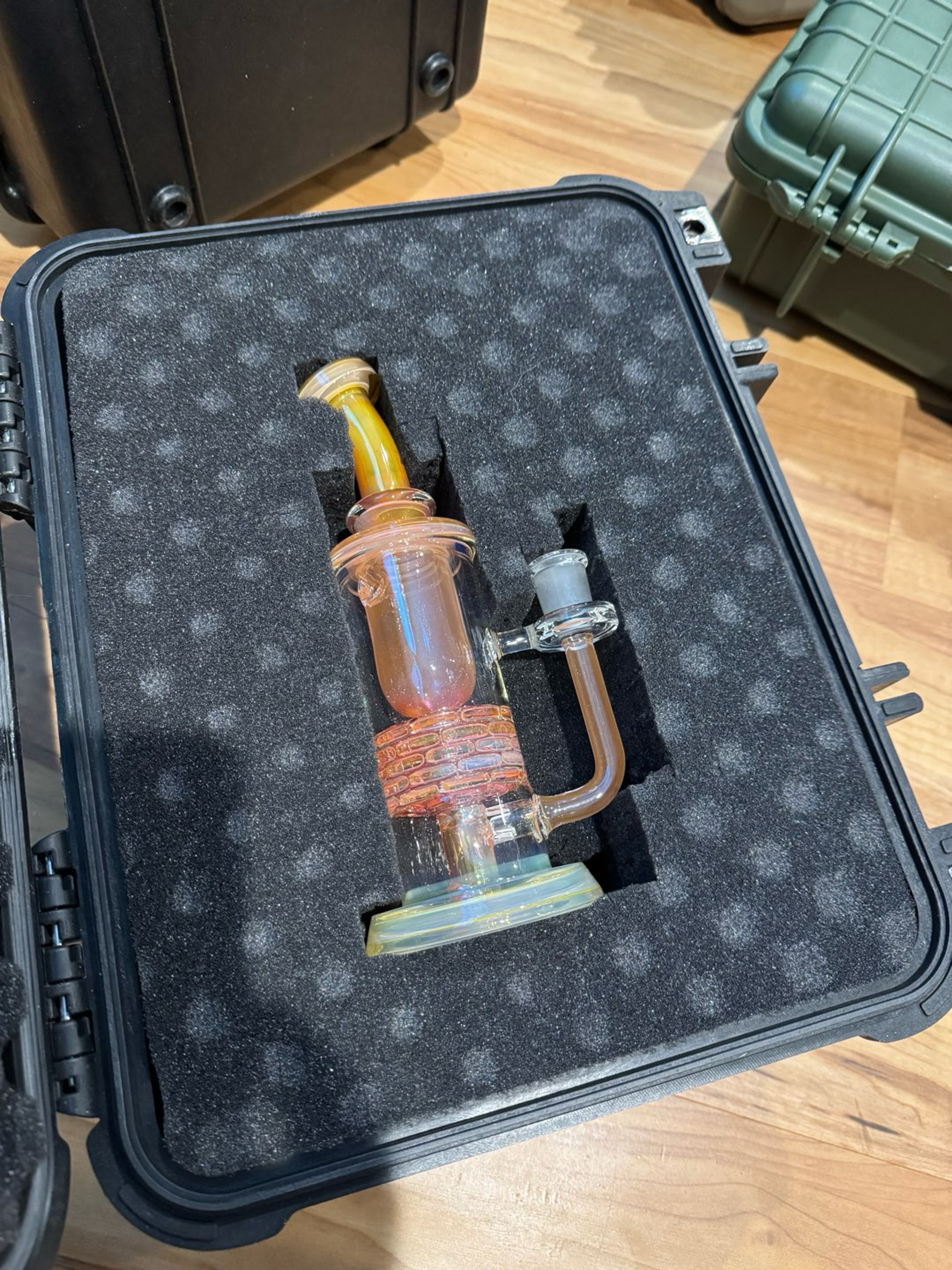 Preview pic of Leisure Glass Fumed Brickstack Incycler - Priced to sell! Free Shipping