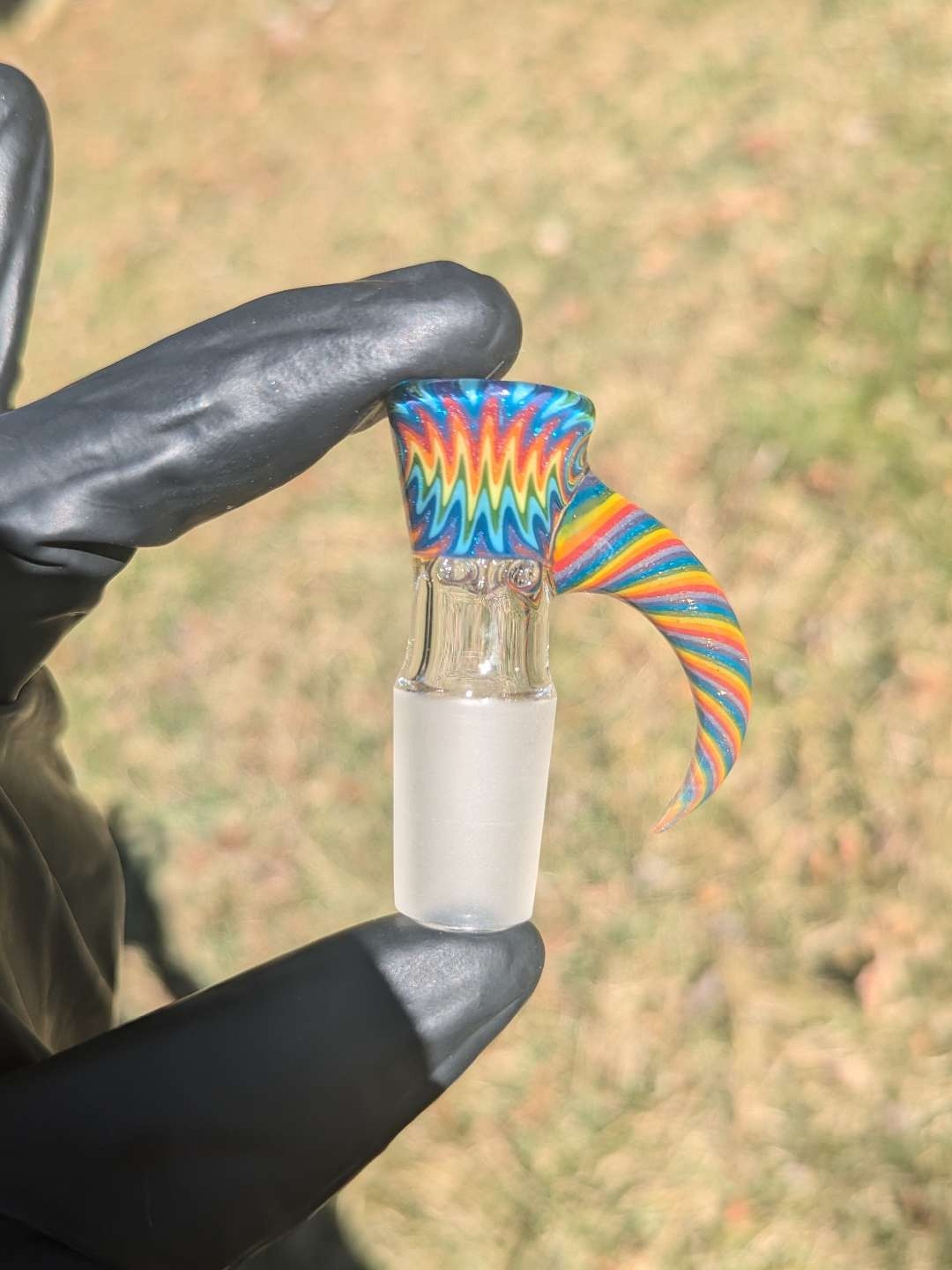 Preview pic of Rainbow dichro lineworked martini
